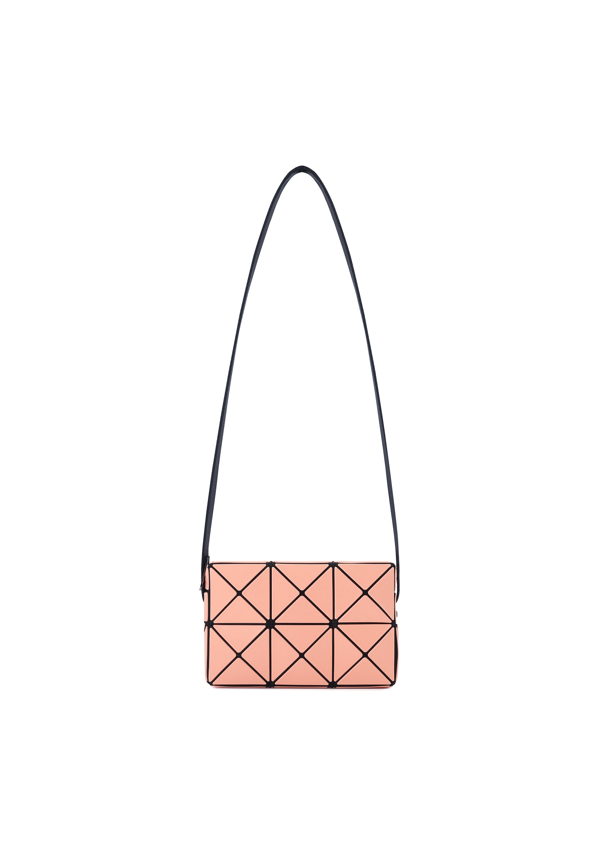 Issey Miyake Cuboid crossbody kabelka smetanová