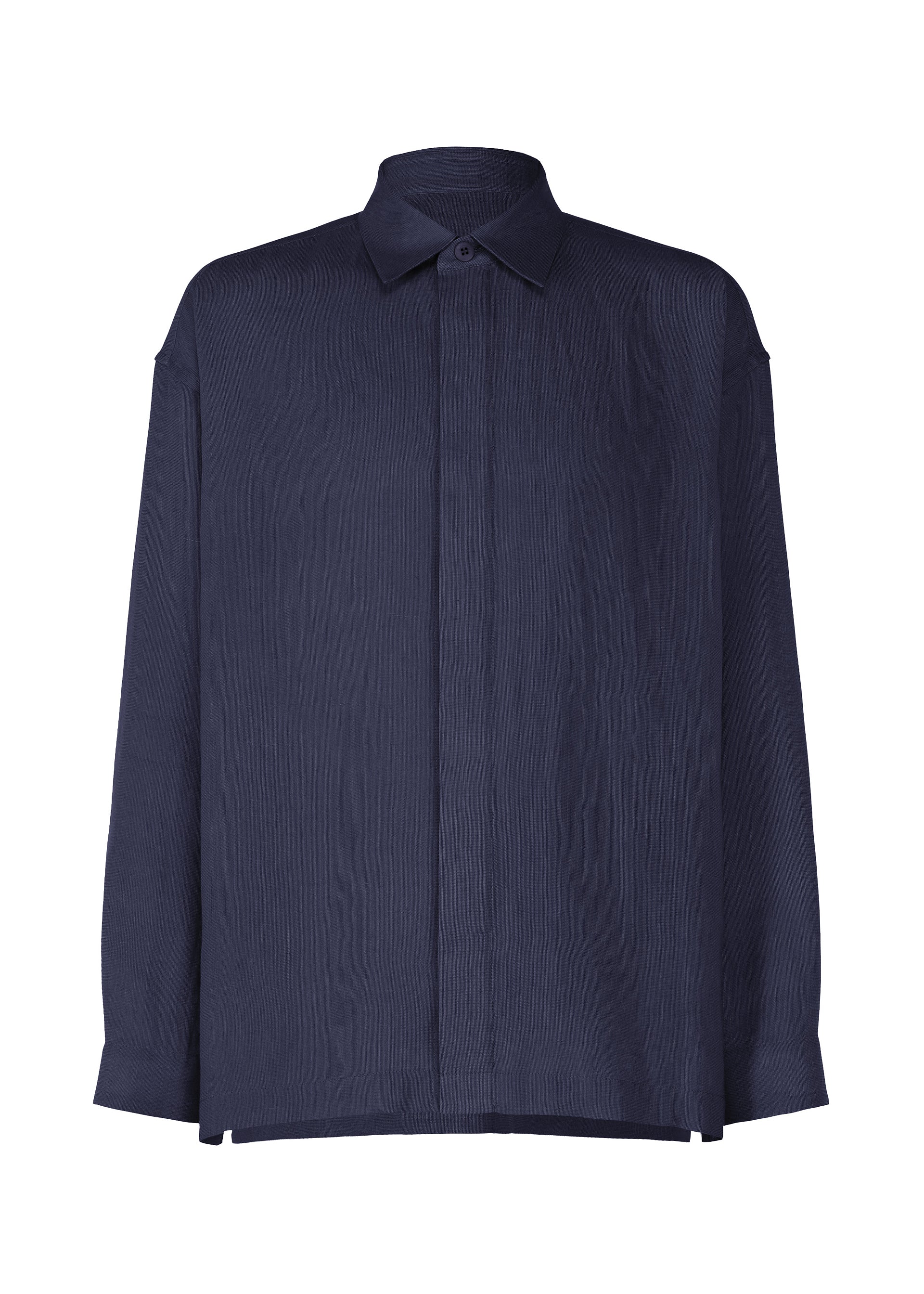Issey Miyake IM Men Floating Linen košile Light Blue
