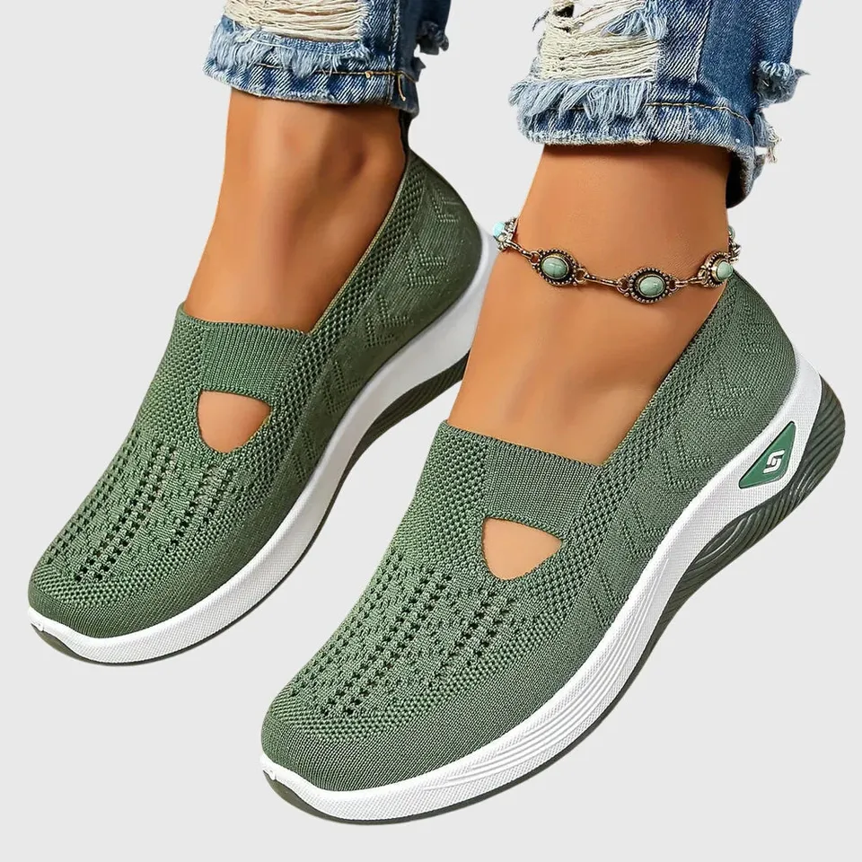 Norielle Comfort prodyšné dámské nazouvací tenisky bez tkaniček