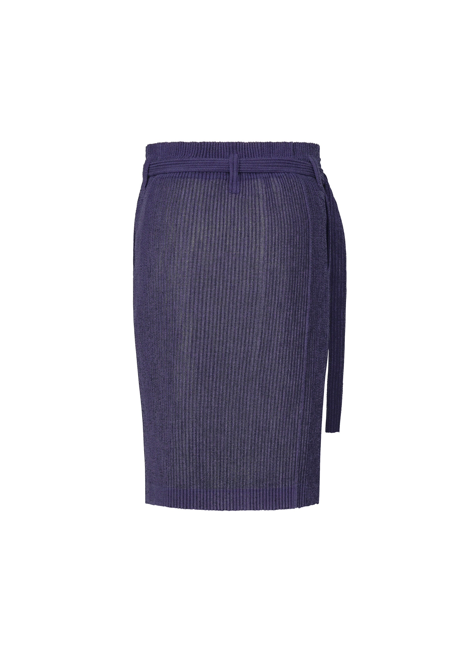 Issey Miyake Rustic Mesh zavinovací sukně černá