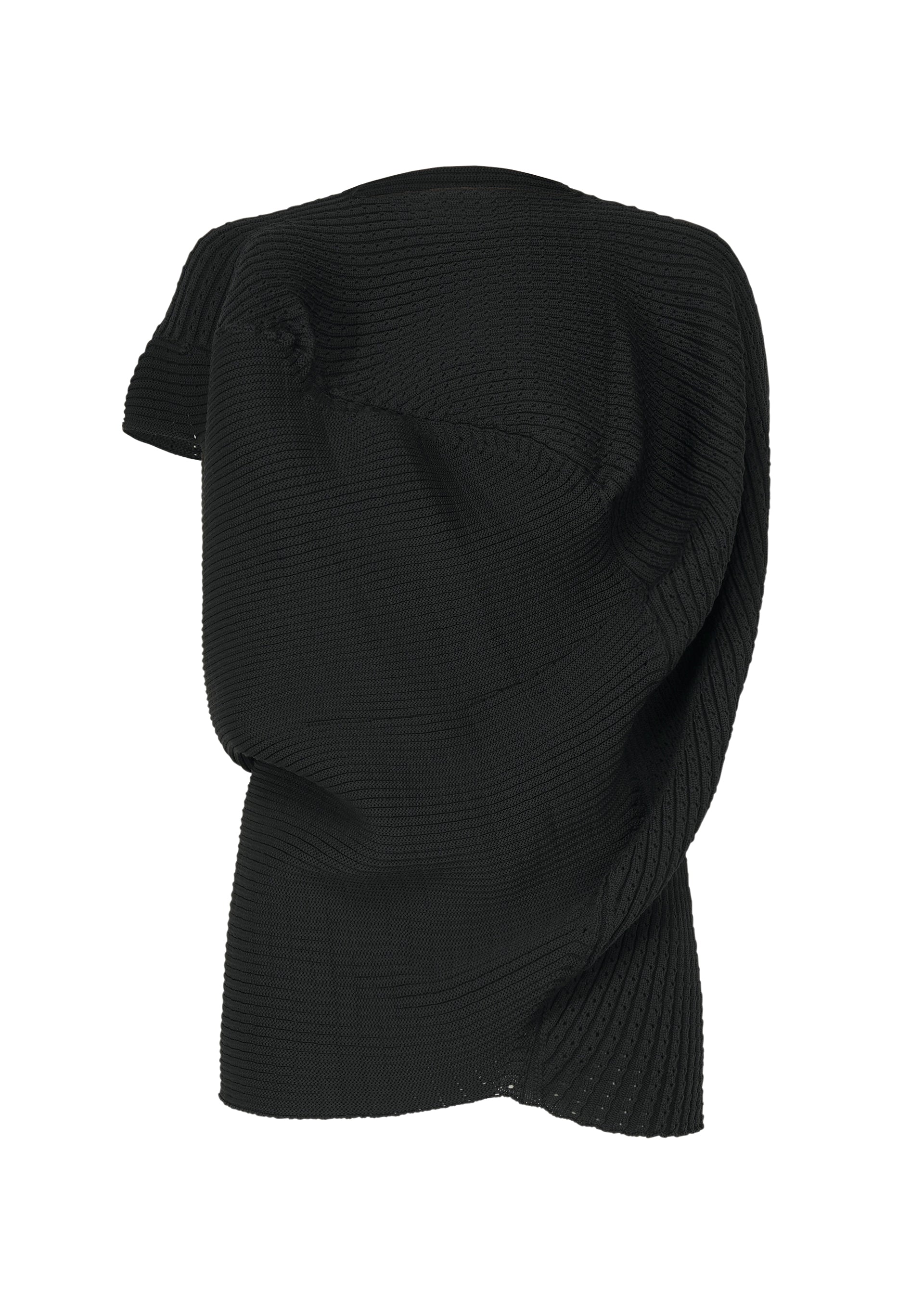 Issey Miyake Found Stone top šedý pletený