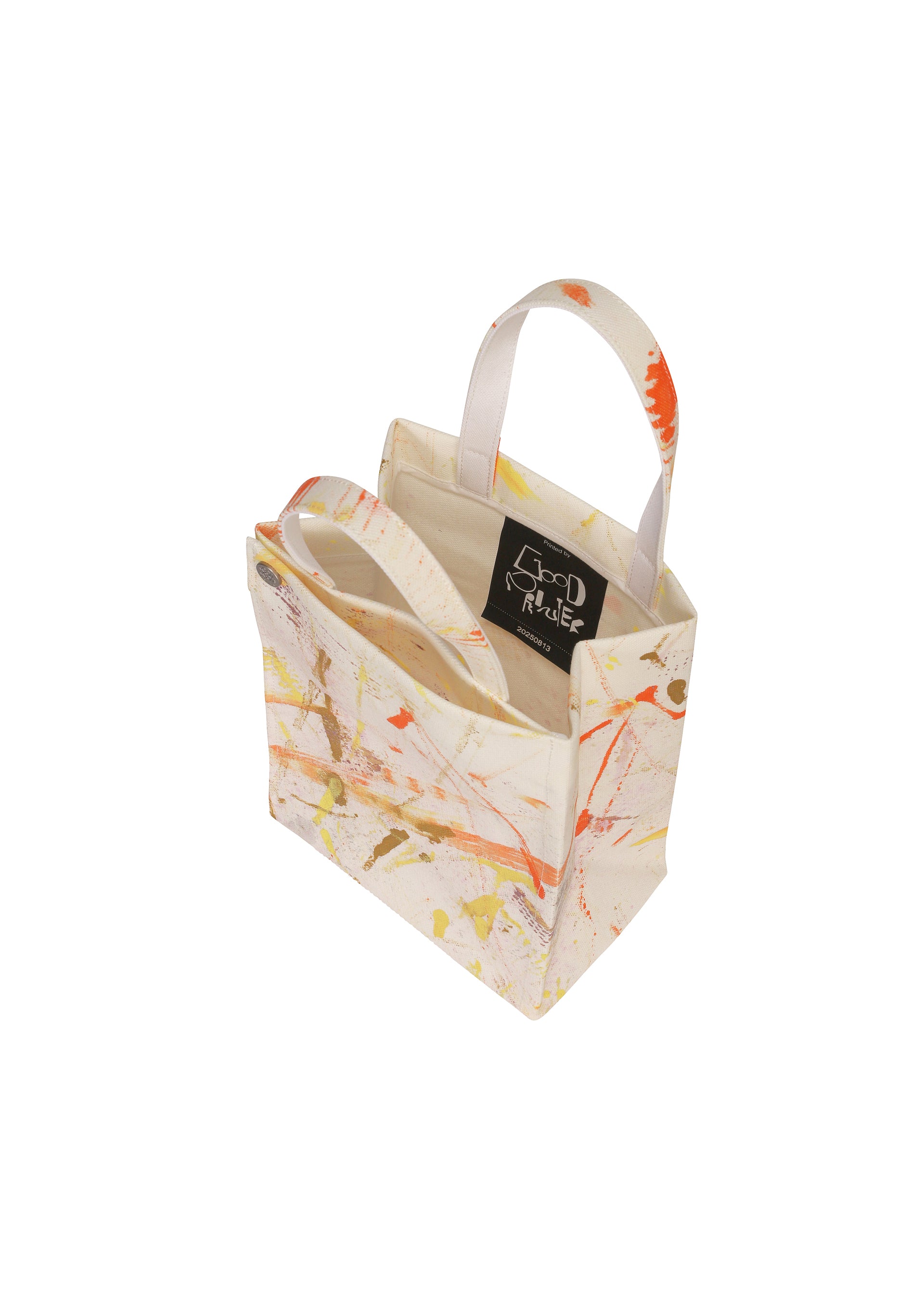 Good Goods Issey Miyake Good Printer tote orange
