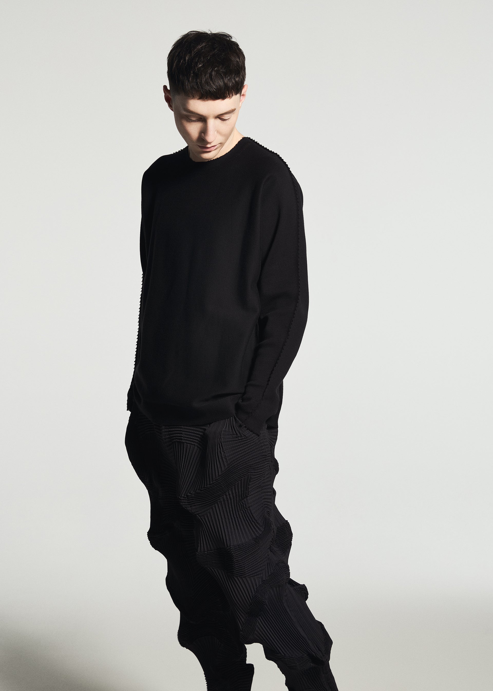 Issey Miyake Type-O 003 BK kalhoty černé vel. 2