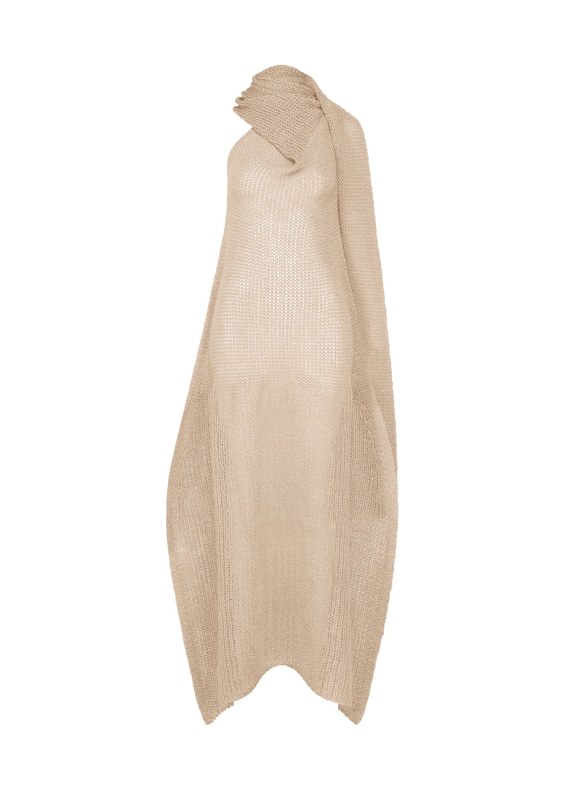 Issey Miyake Panini Pulled šaty black lisované