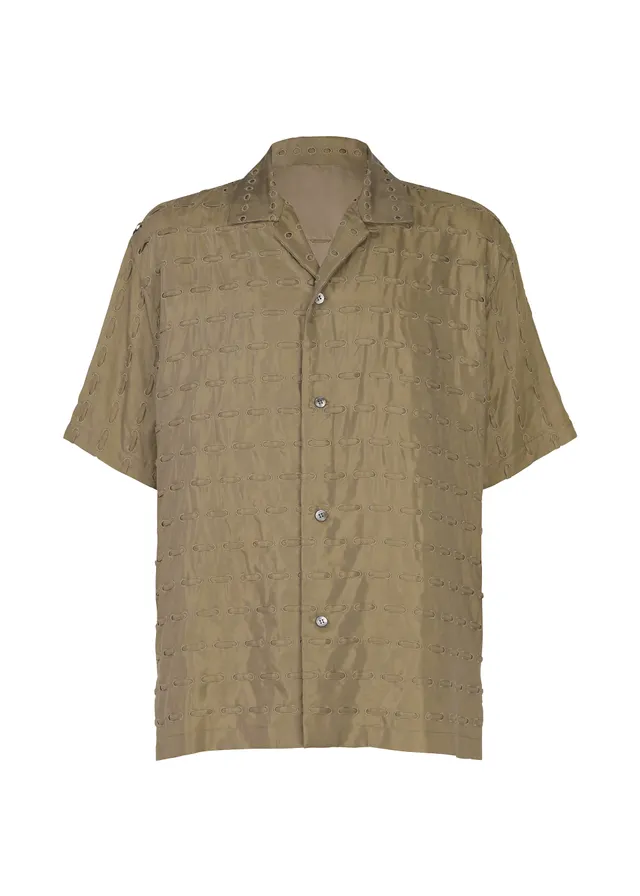 Issey Miyake Hole & Line košile Khaki vel. 4