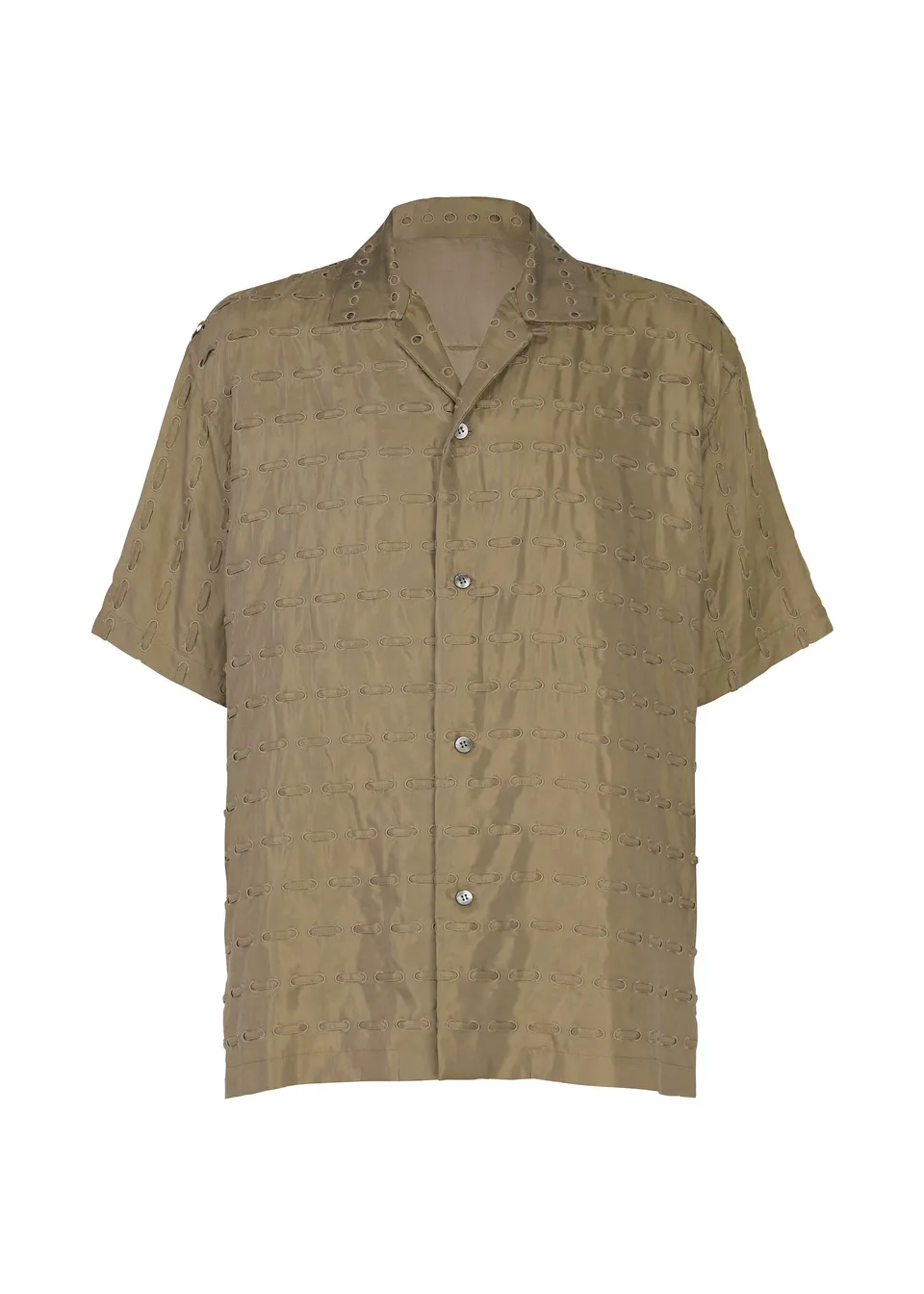 Issey Miyake Hole & Line košile Khaki vel. 4