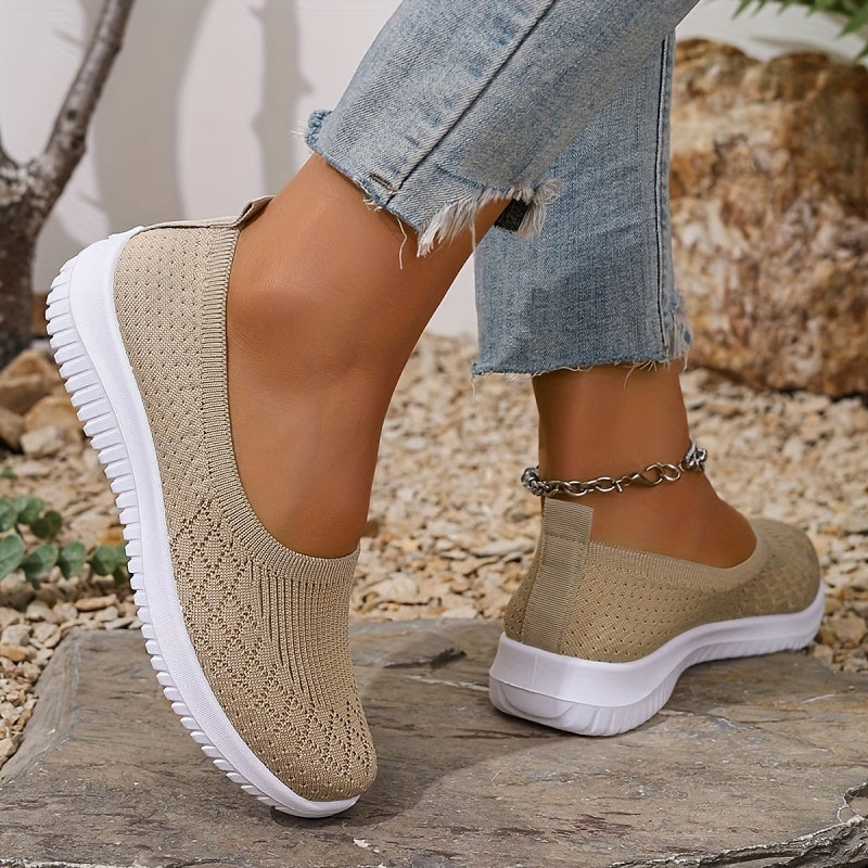 Norielle slip-on tenisky z pleteniny černé