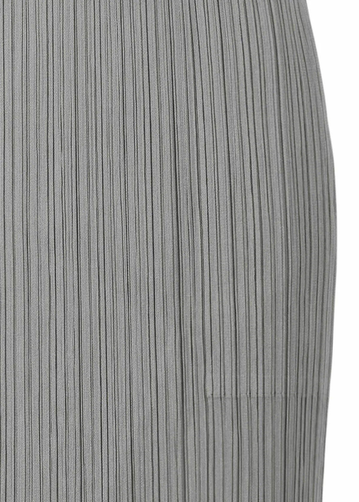 Issey Miyake Basics sukně světle šedá plisovaná