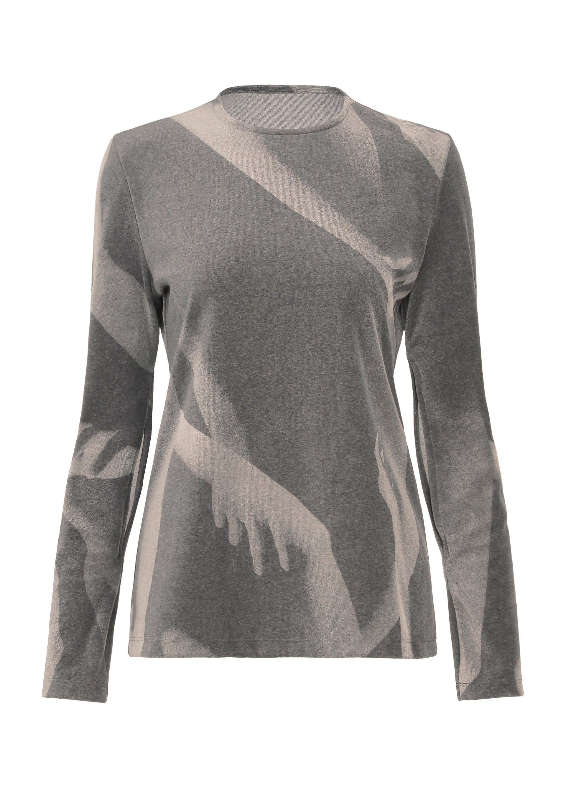 Issey Miyake Hands of Lover Velour top šedý vel. 2