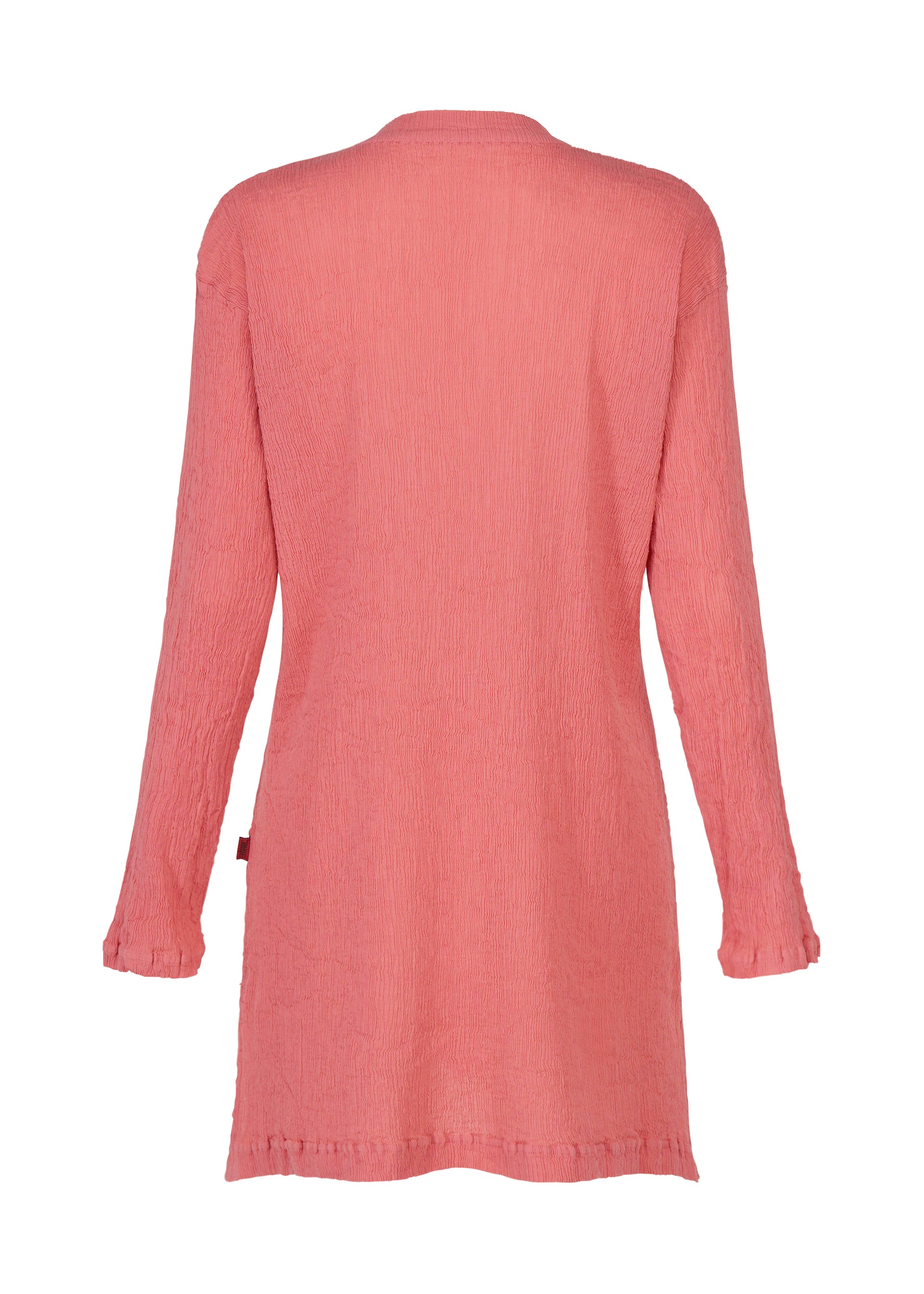 Issey Miyake Kyo Chijimi August kardigan CORAL