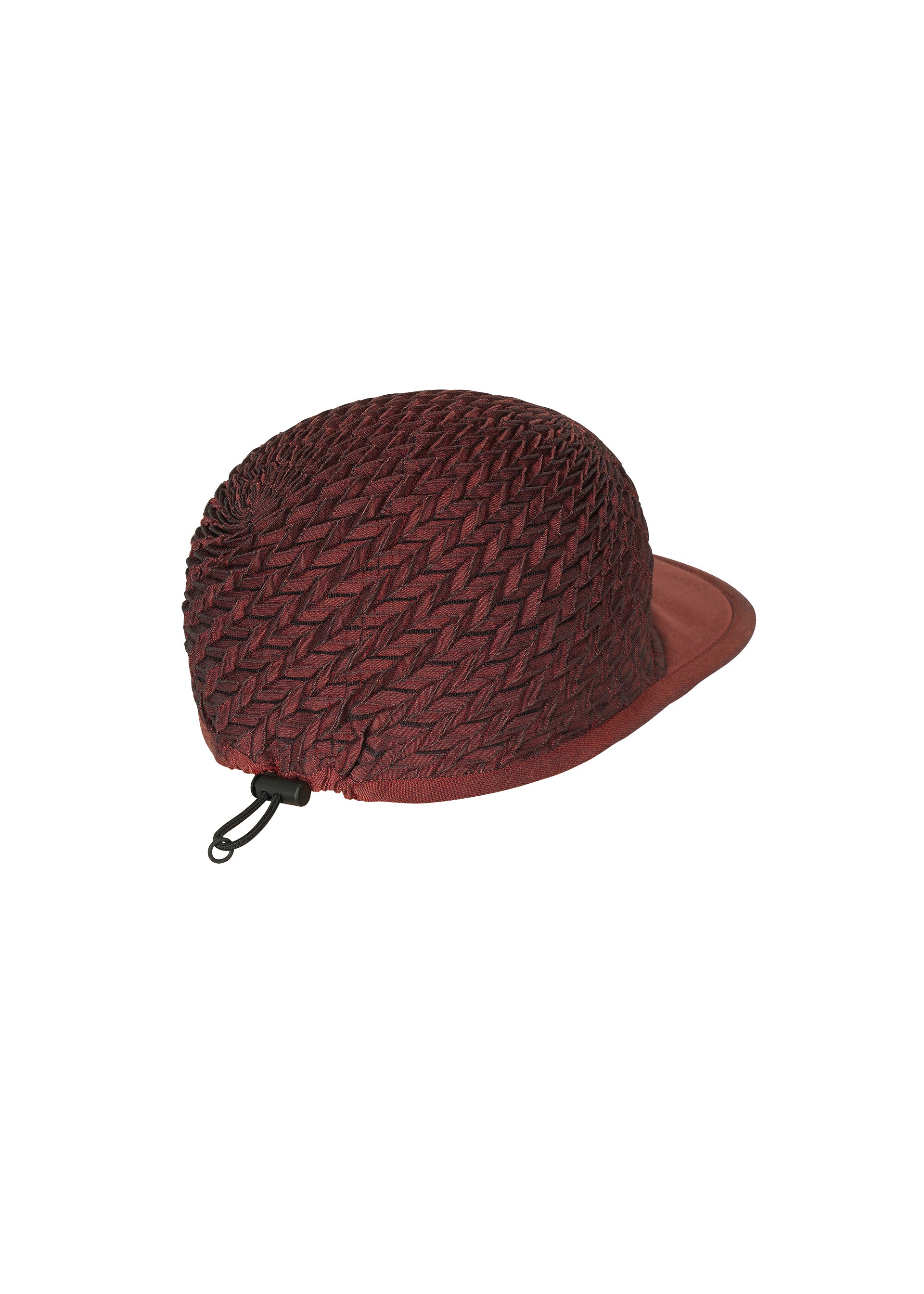 Issey Miyake Type-O Cap kšiltovka ivory geometrická