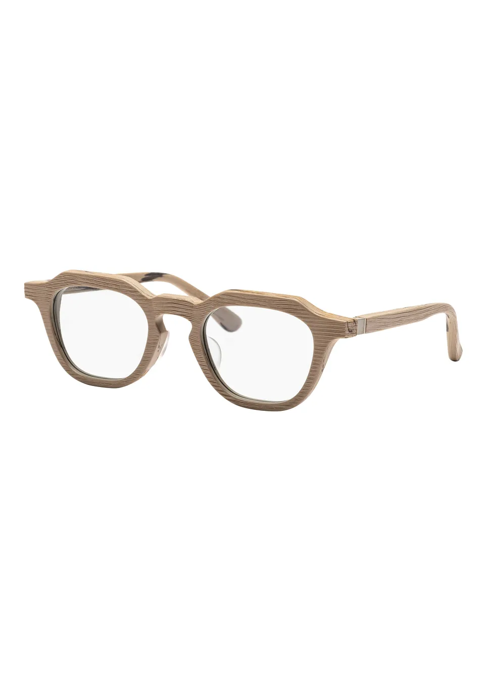 Issey Miyake Wood-Hexagon sluneční brýle wood beige světlé