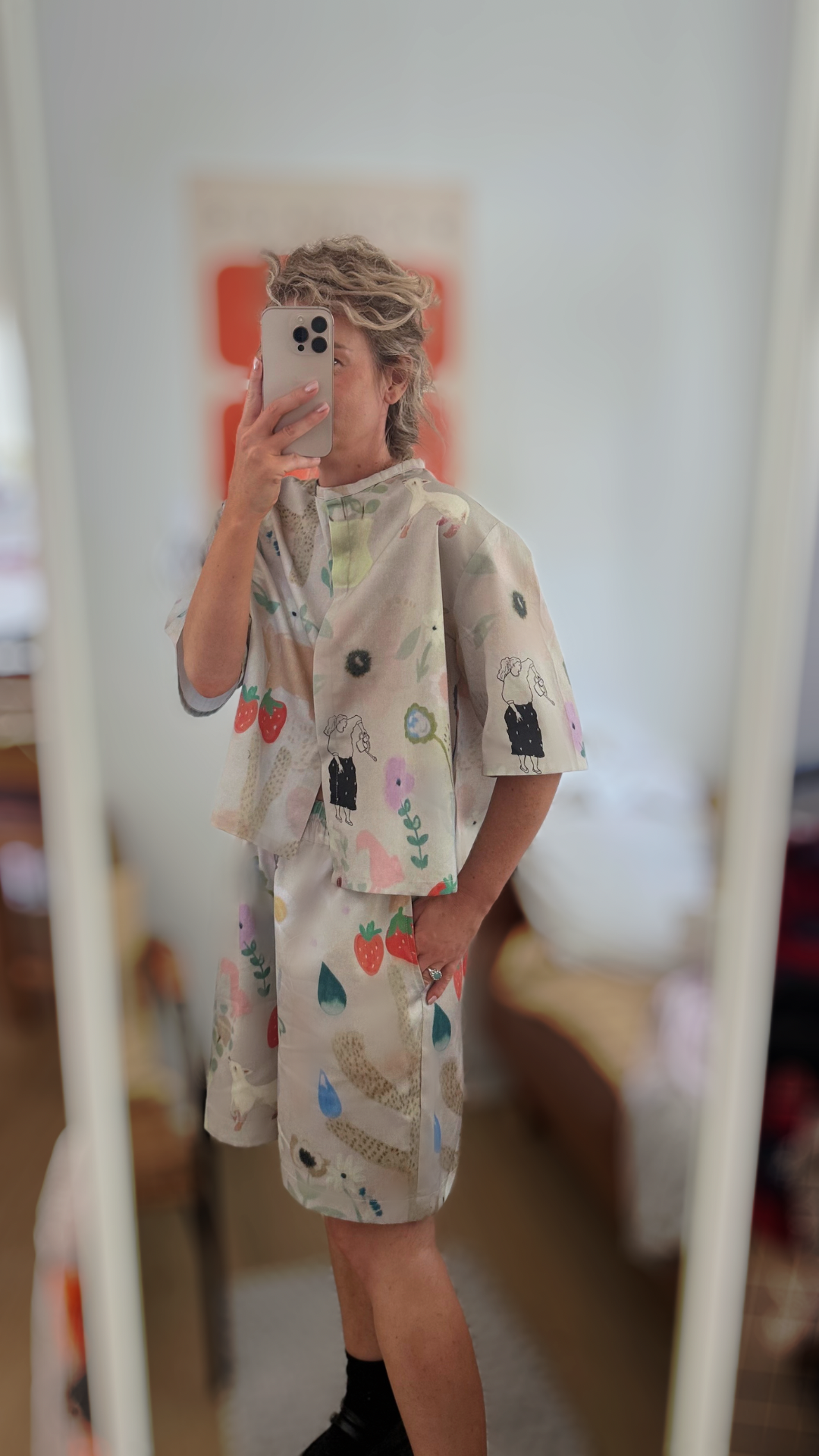 Aurelia & Zwei Frauen Stella kraťasy s potiskem
