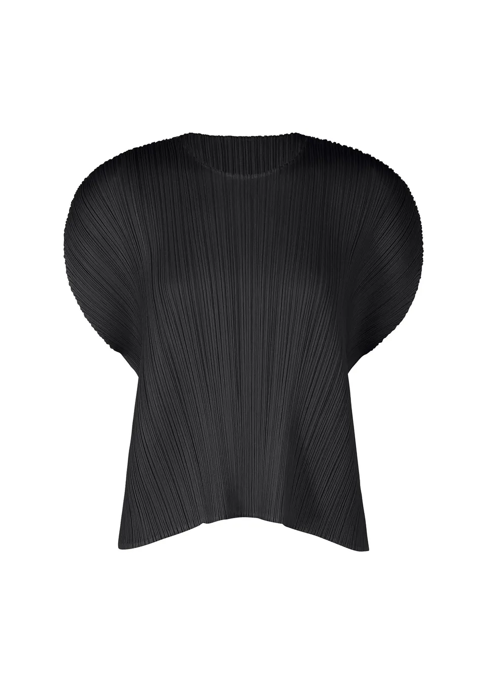 Issey Miyake Monthly Colors July top černá plisovaný