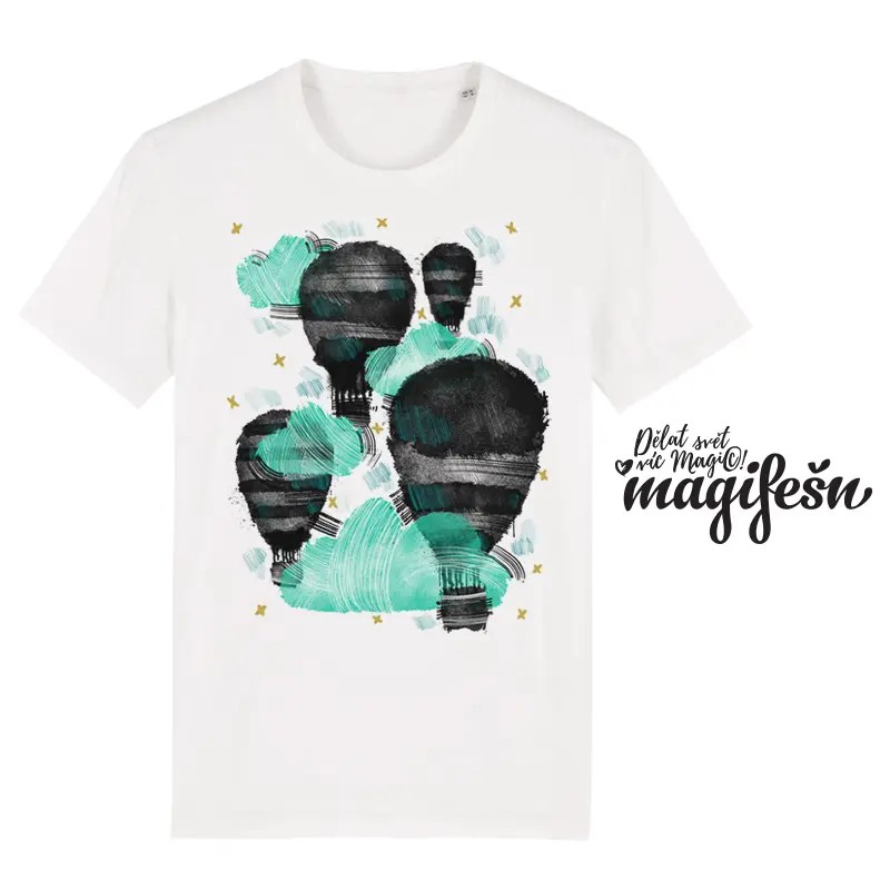 Magifešn BIO XY Balóny unisex tričko biobavlna
