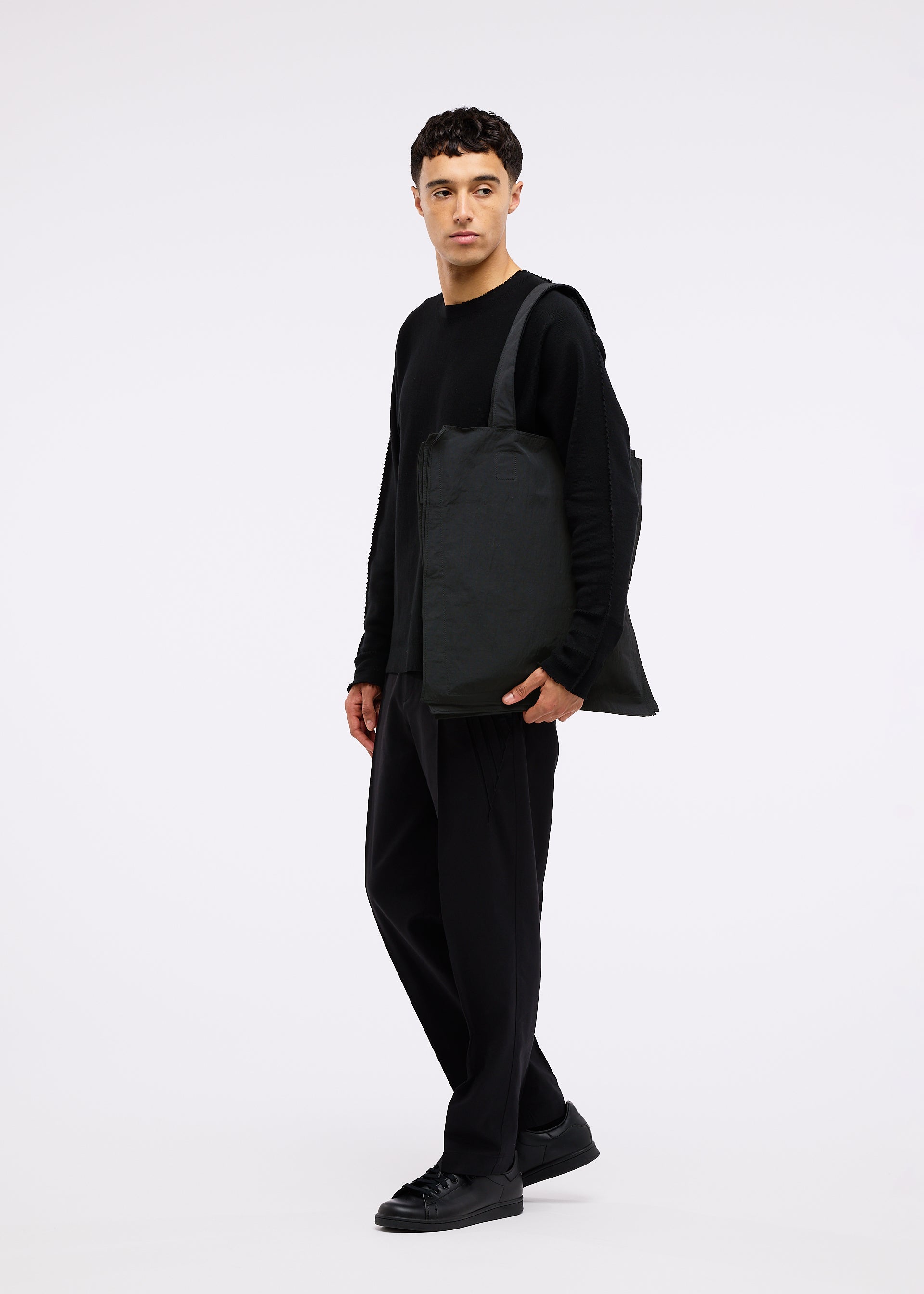 Issey Miyake Irogami Black tote kabelka černá
