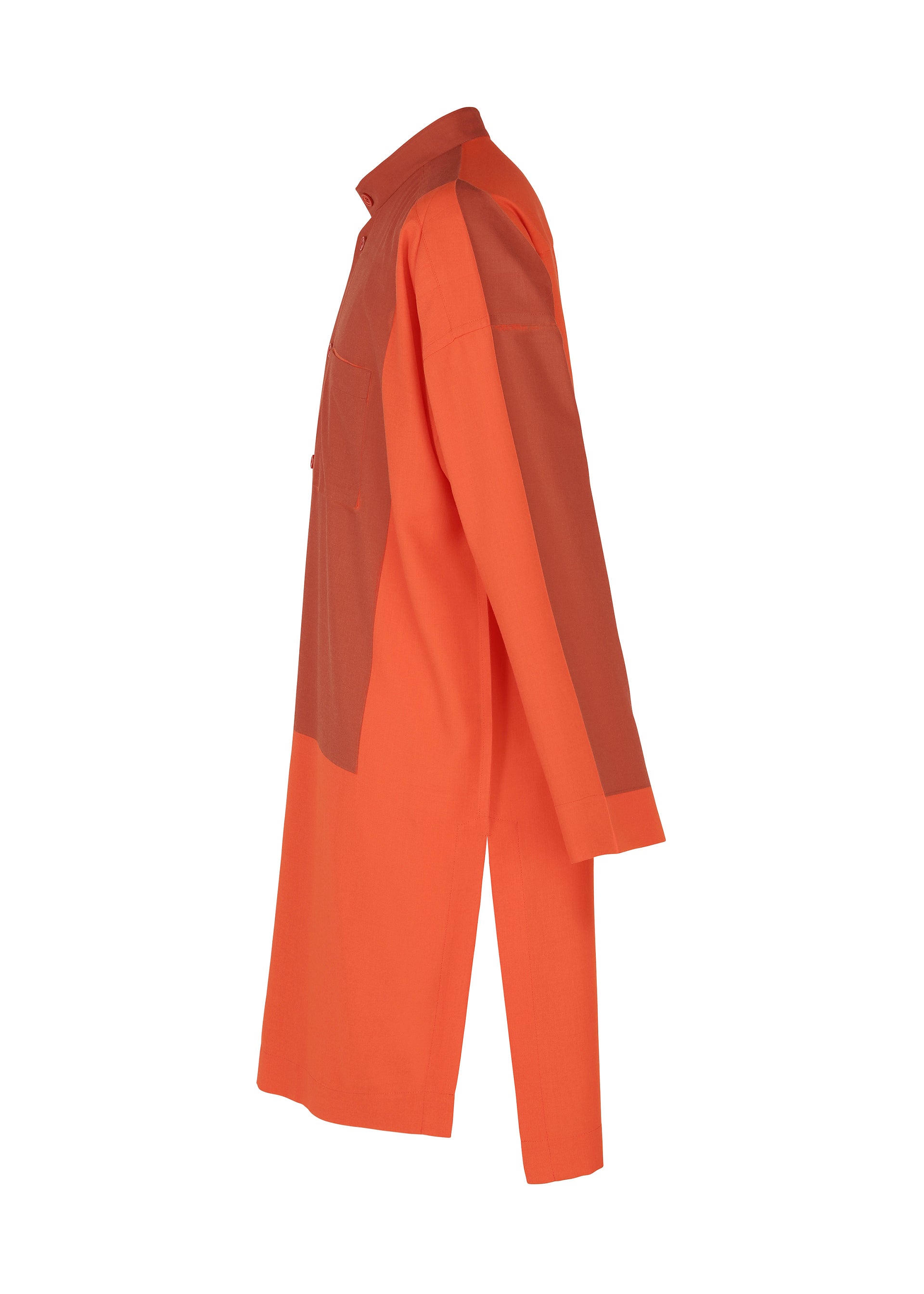 Homme Plissé Issey Miyake Press Shirt košile červená