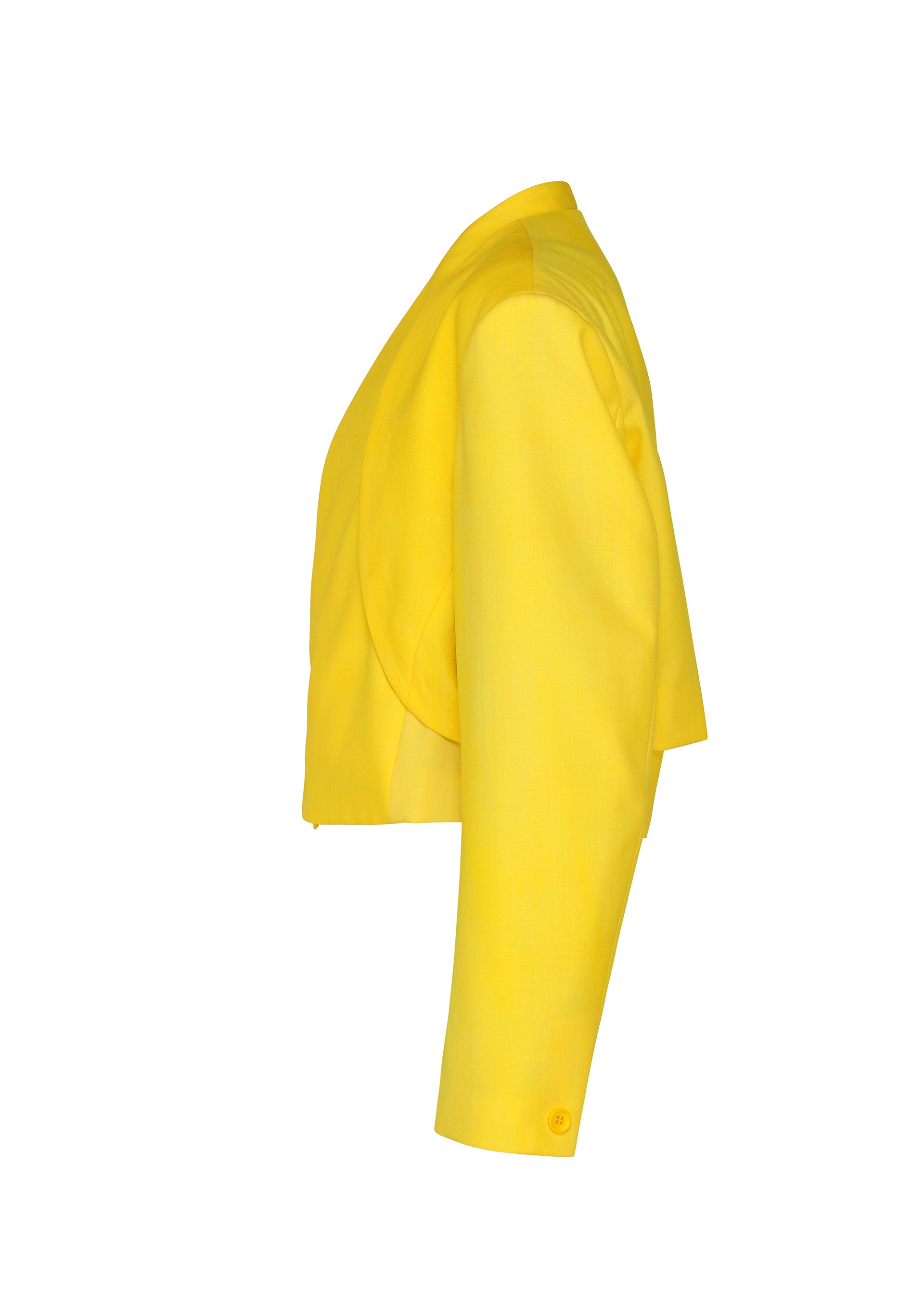 Issey Miyake Gradation Wool bunda černá vlněná