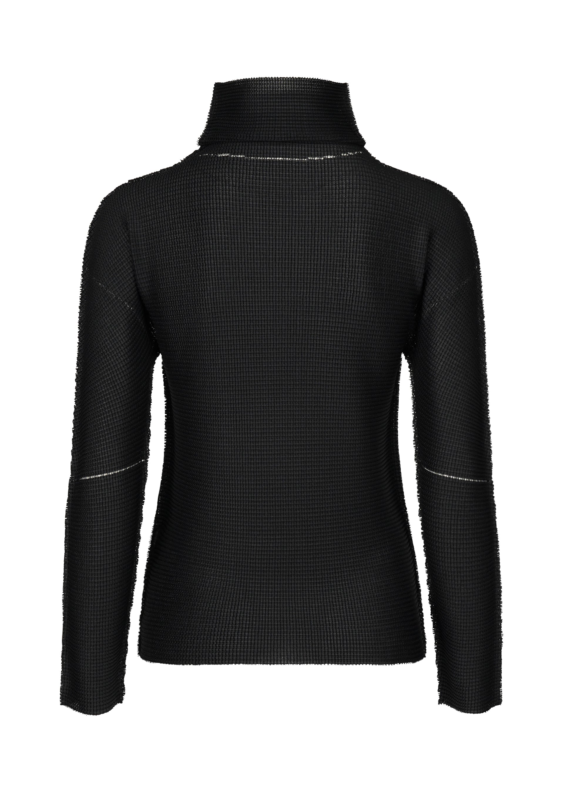 Issey Miyake Knit Stretch Pleats top černý rolák