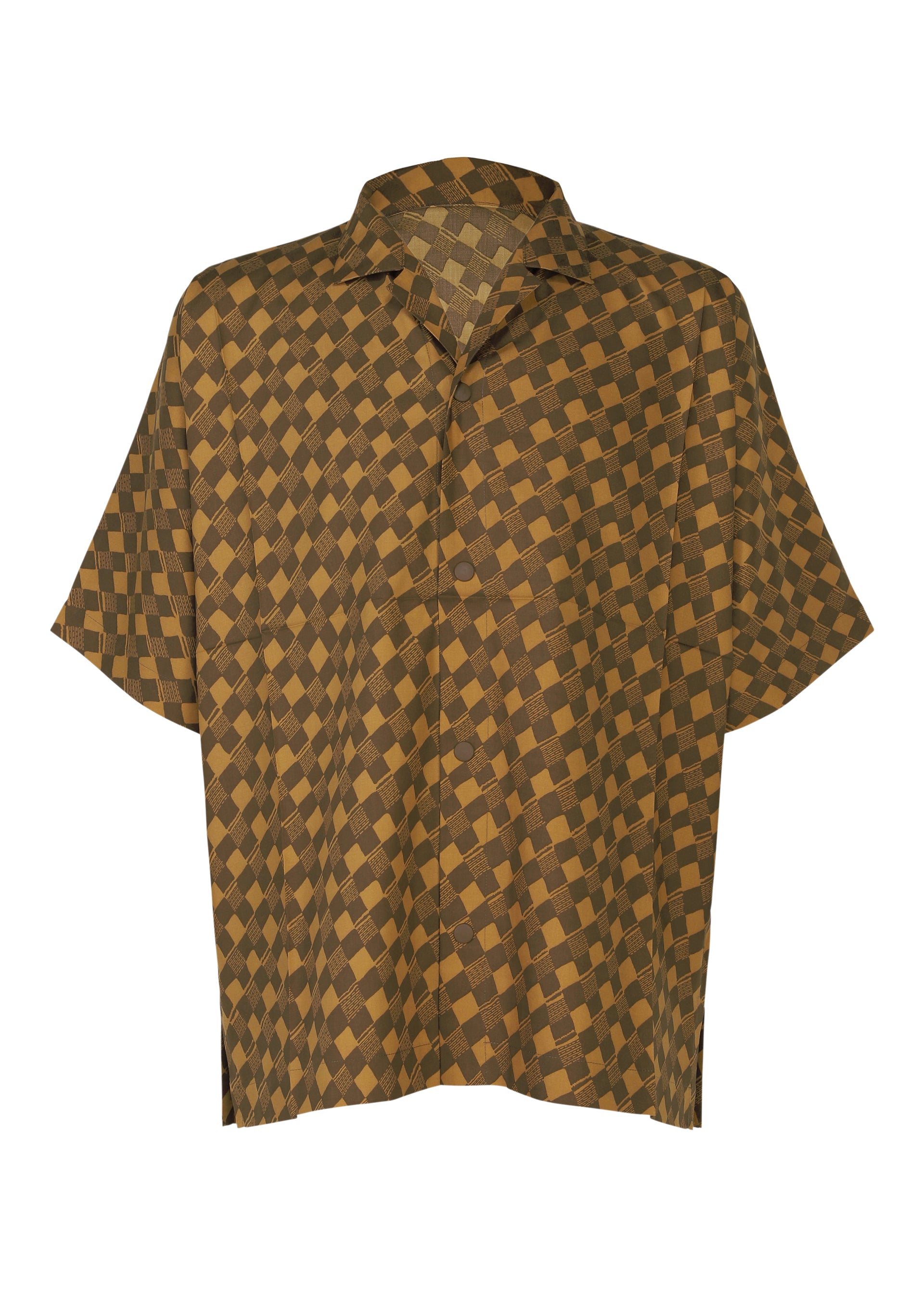 Issey Miyake IM Men Tie Pattern košile černá