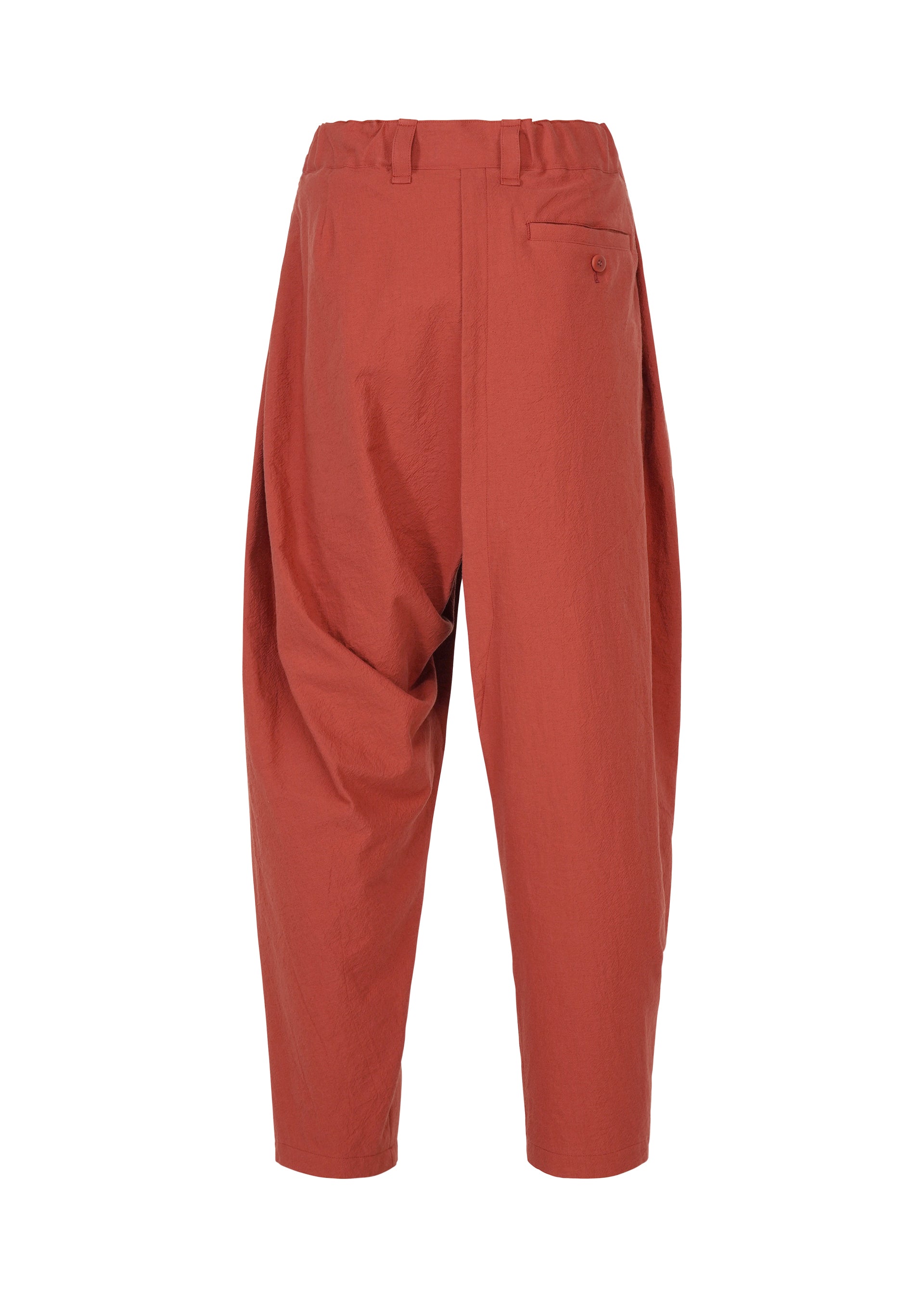 Issey Miyake Cotton Yak LA63FF174 kalhoty šedé vlněné