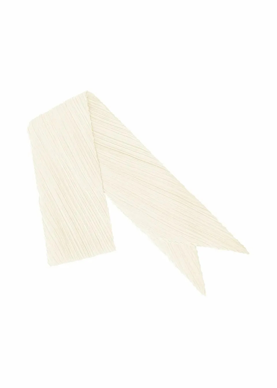 Pleats Please Issey Miyake Basic Scarf šála bílá