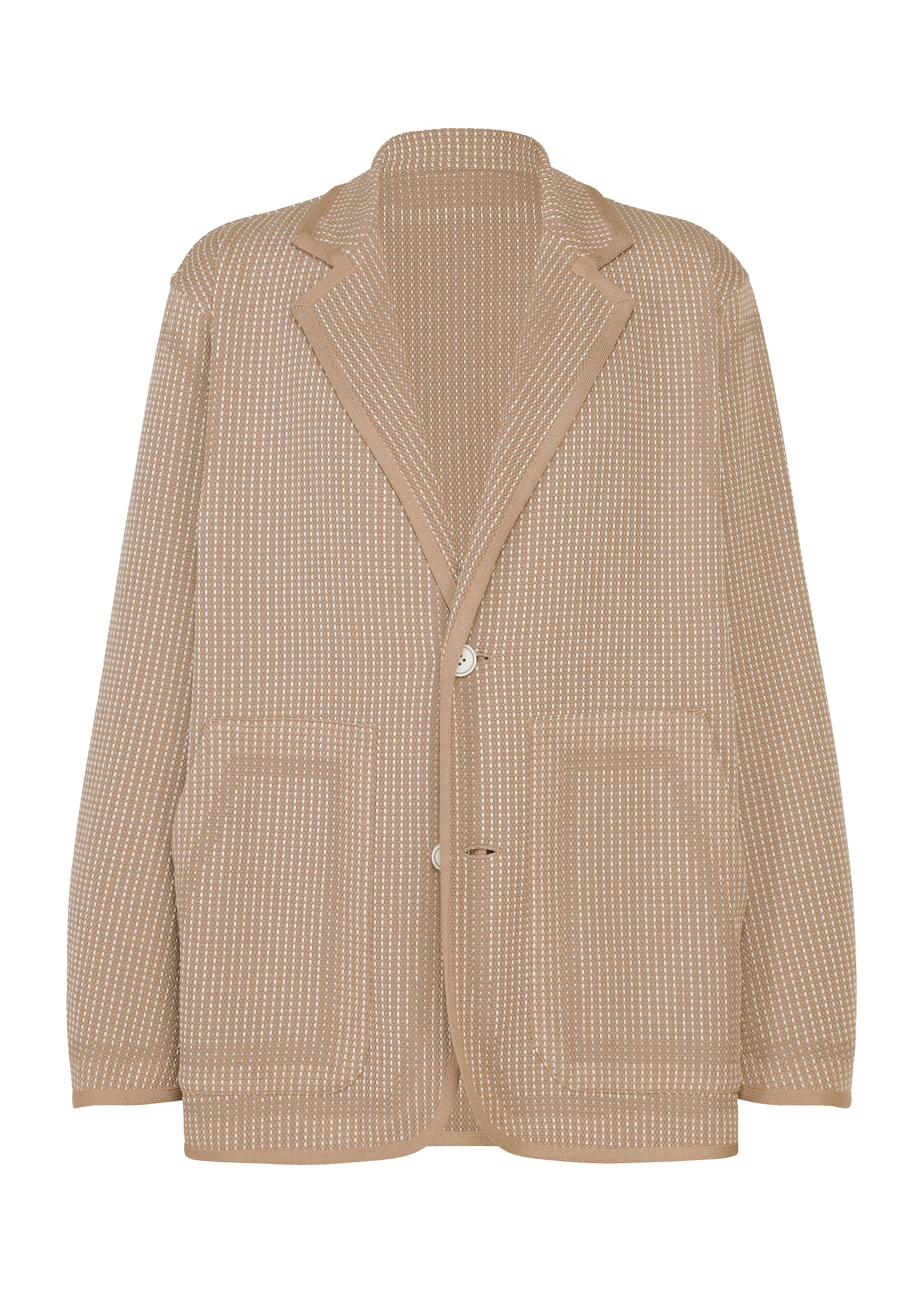 Issey Miyake Type-K 012 pletená bunda černá sashiko