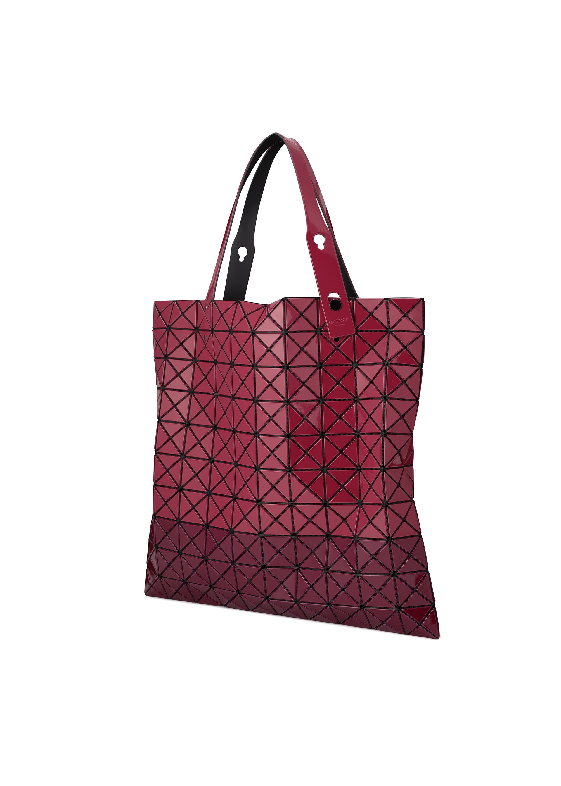 Issey Miyake Prism Bi-Color tote tmavě šedá s černou A4