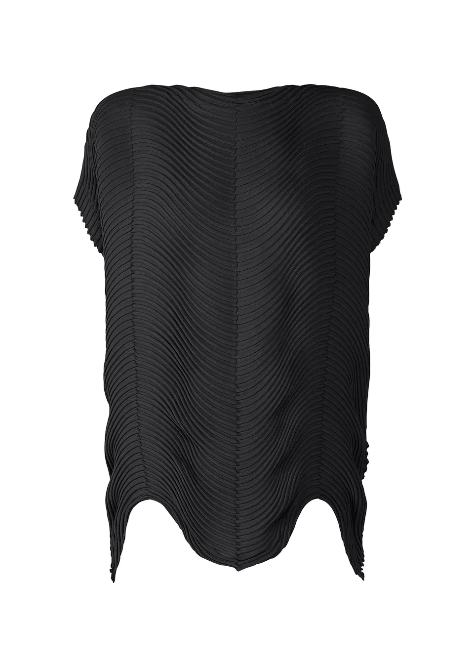 Issey Miyake Type-P 006 plisovaný top černý vel. 1