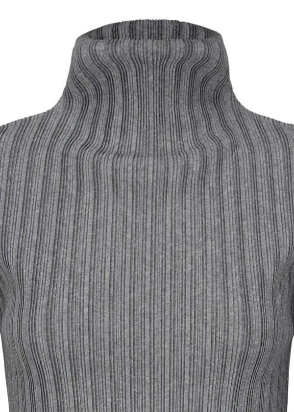 Issey Miyake Rib Pleats Basics rolák light gray vel. 3