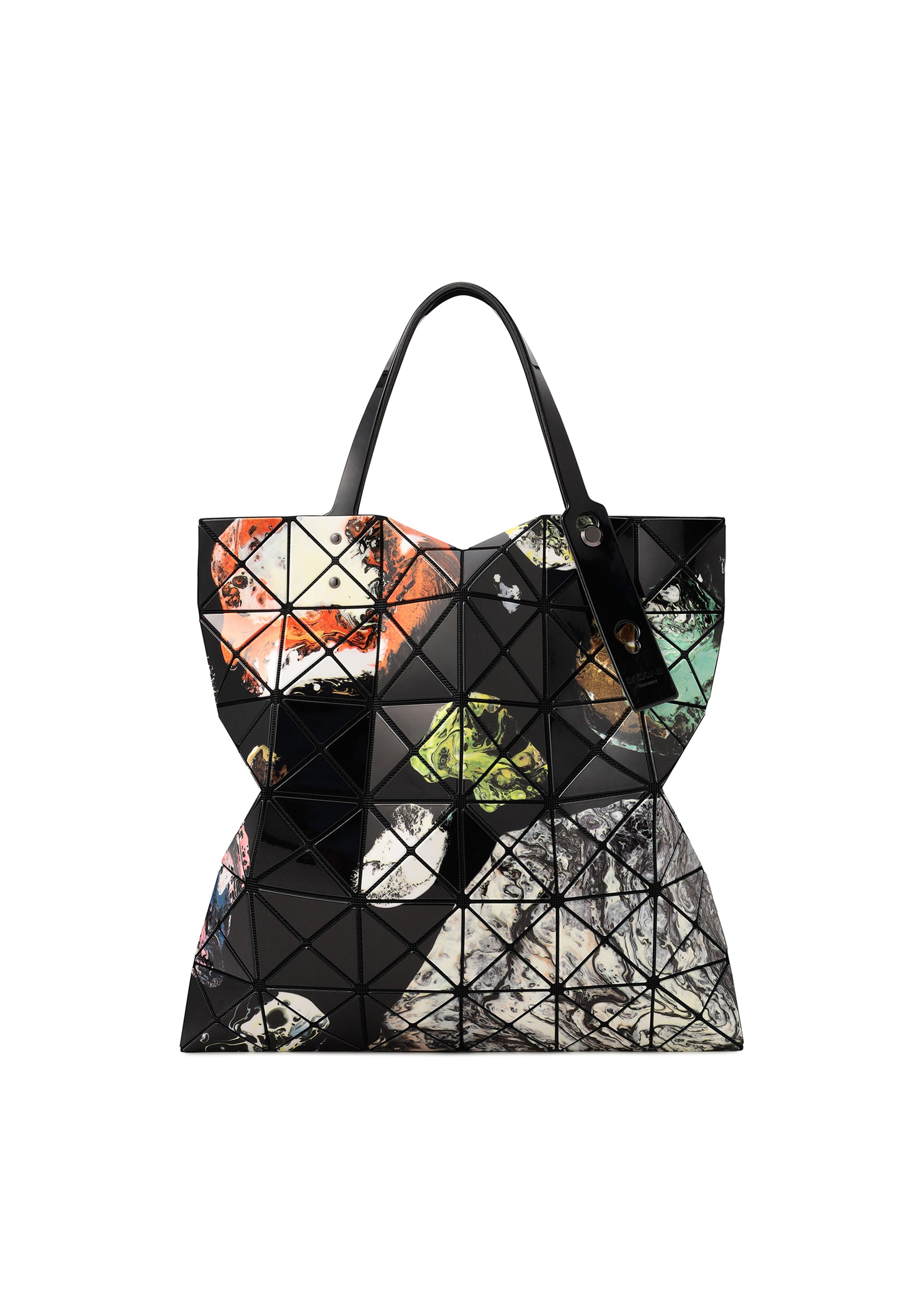 Issey Miyake Cosmic taška bílá A4 potisk planet
