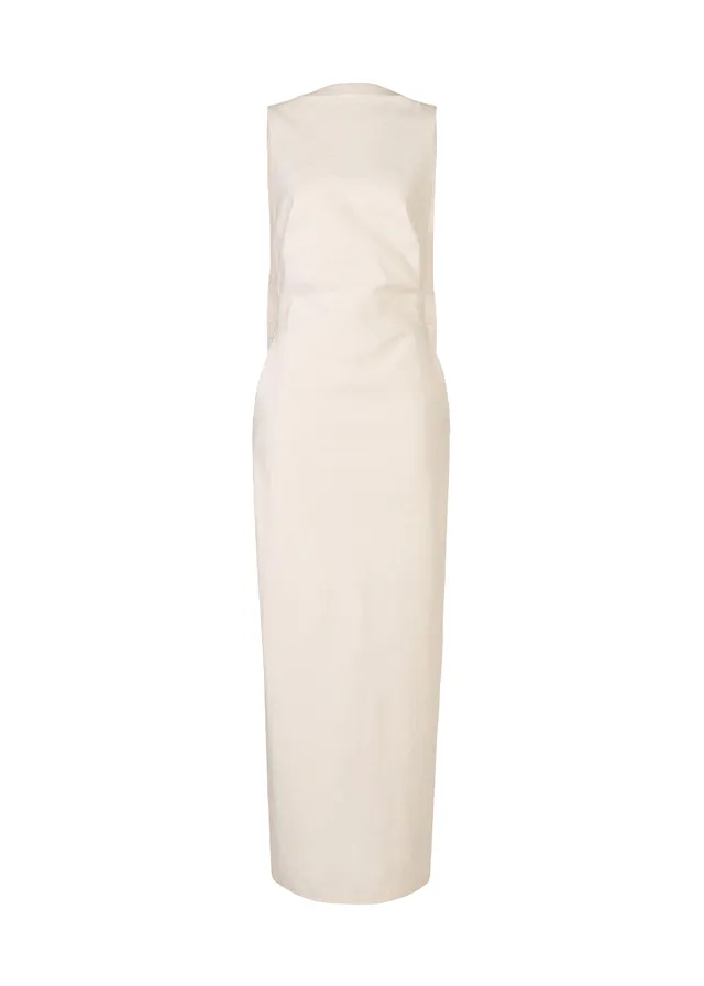 Issey Miyake Allow šaty bez rukávů off-white washi