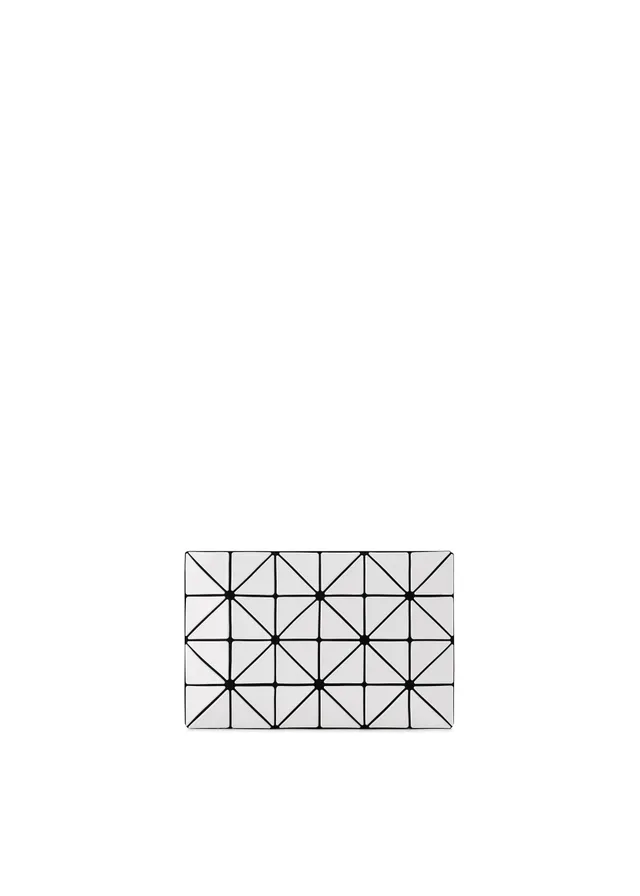 Issey Miyake LUCENT pouzdro bílé trojúhelníky