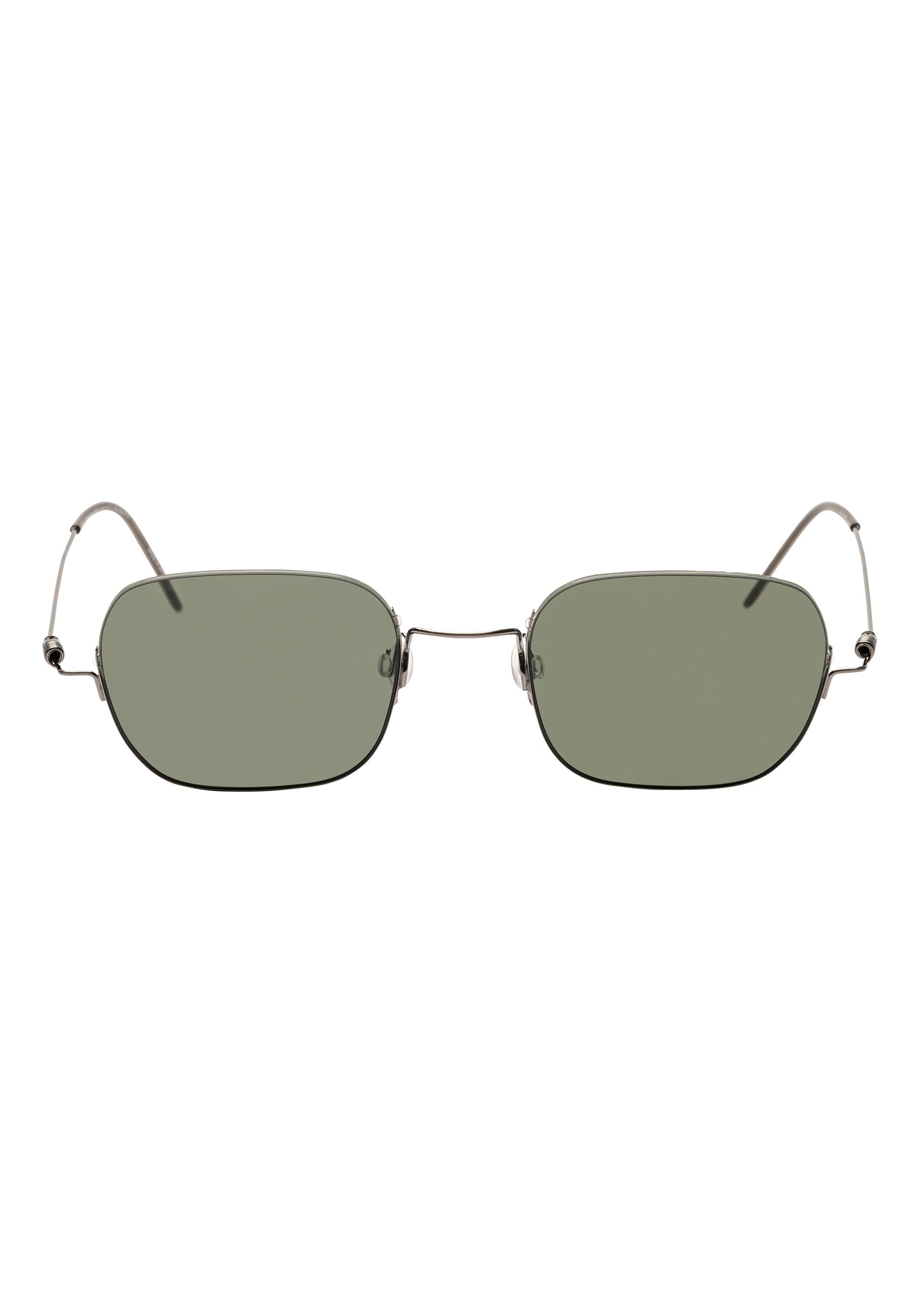 Issey Miyake Coil Coil-Square brýle gunmetal zelené