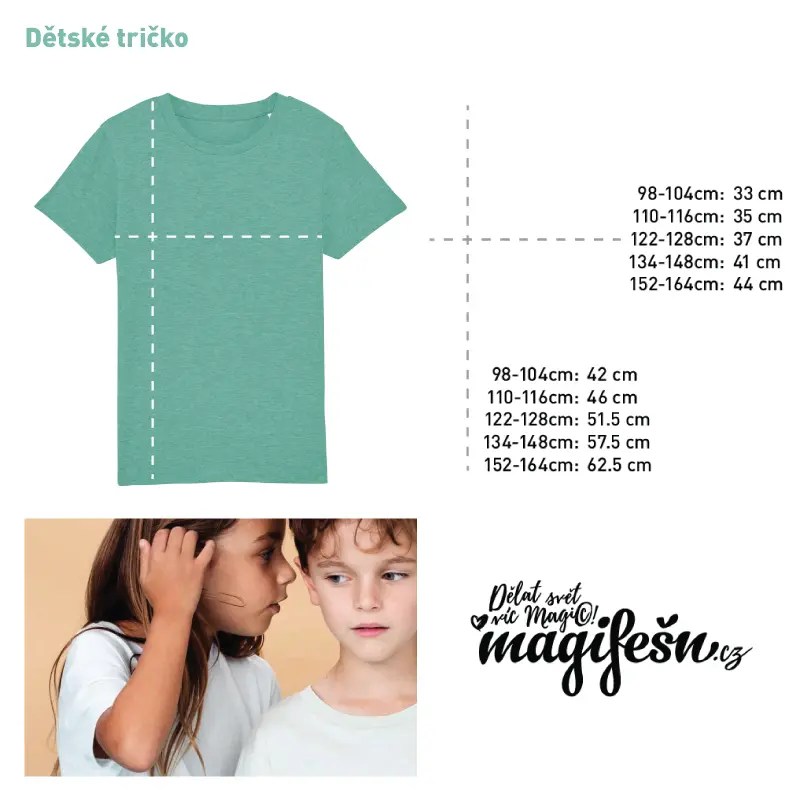 Magifešn Kids (S)Cool Cat tričko dětské biobavlna