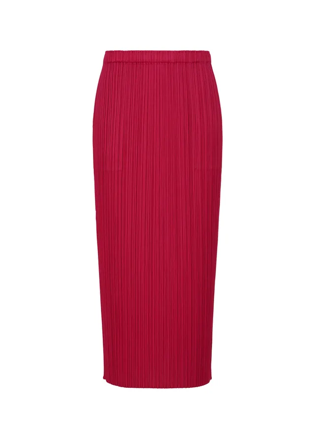 Issey Miyake New Colorful Basics 4 sukně carmine s kapsami