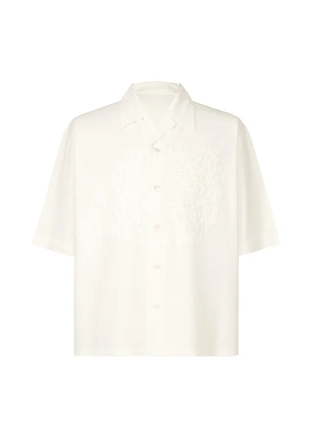Homme Plissé Issey Miyake Embroidery Press košile bílá