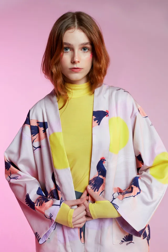 Aurelia & Zwei Frauen Ballada o Kurach kimono oboustranné