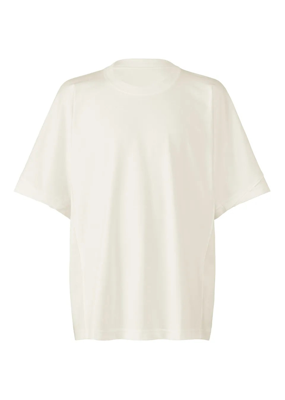Issey Miyake Turn tričko bílé bavlněné