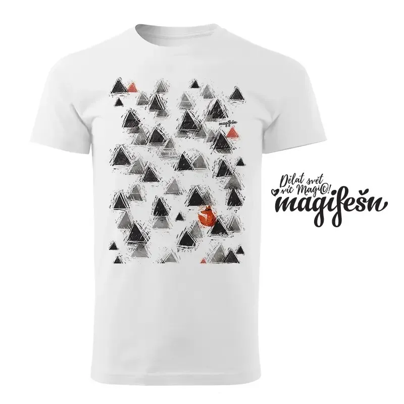 Magifešn XY Liščí superhrdina tričko biobavlna unisex