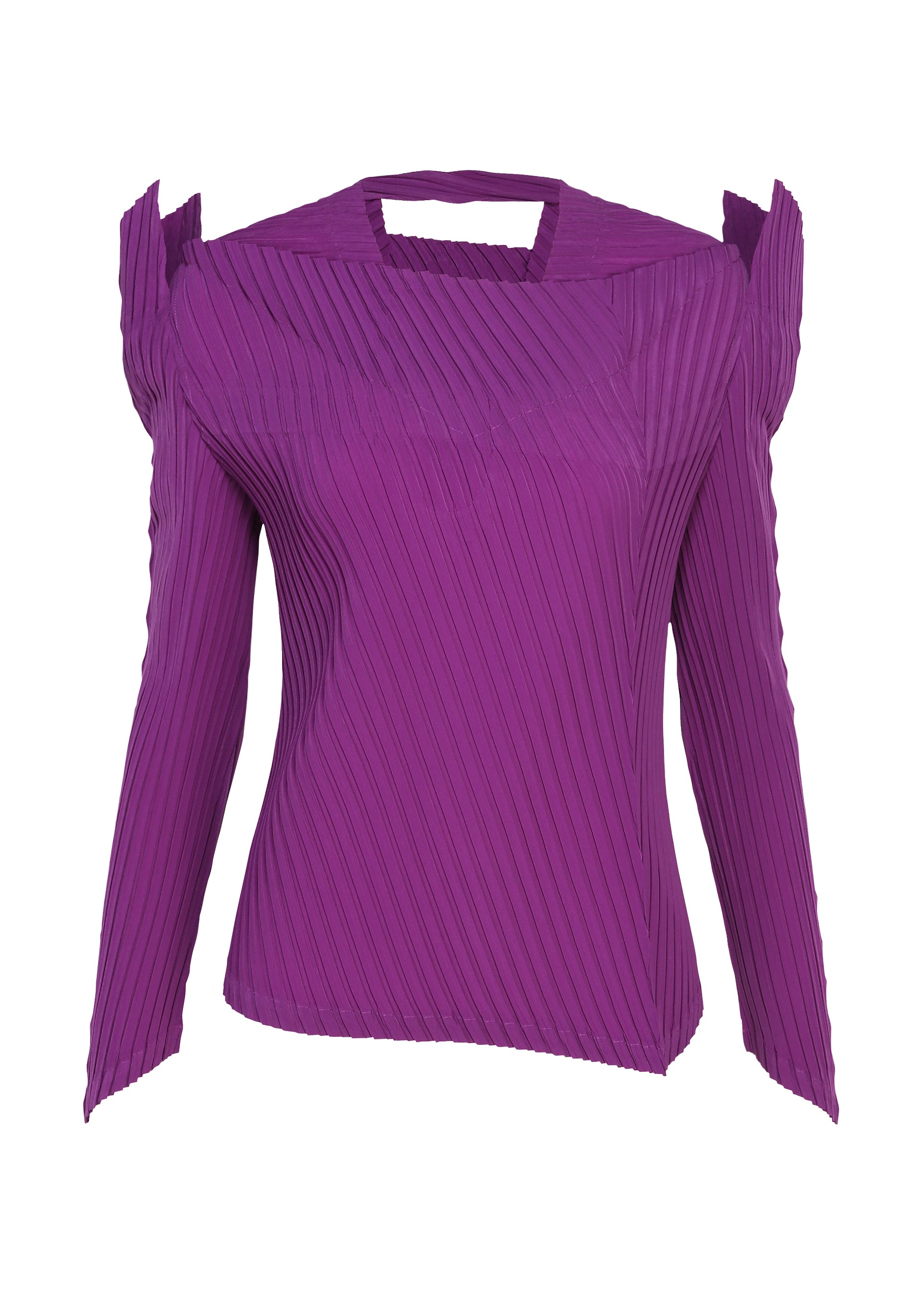 Issey Miyake Tubular Pleats top černý vel. 2 splývavý