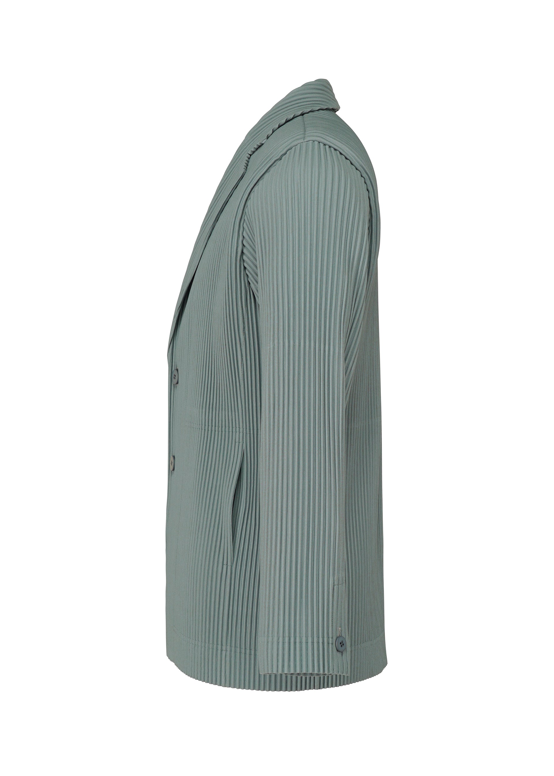 Issey Miyake Tailored Pleats 1 sako Riverside Gray lehké