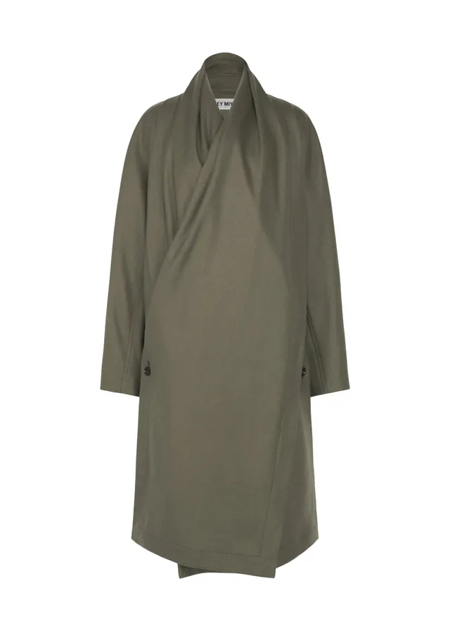 Issey Miyake Manner kabát Black vel. 2 vlněný