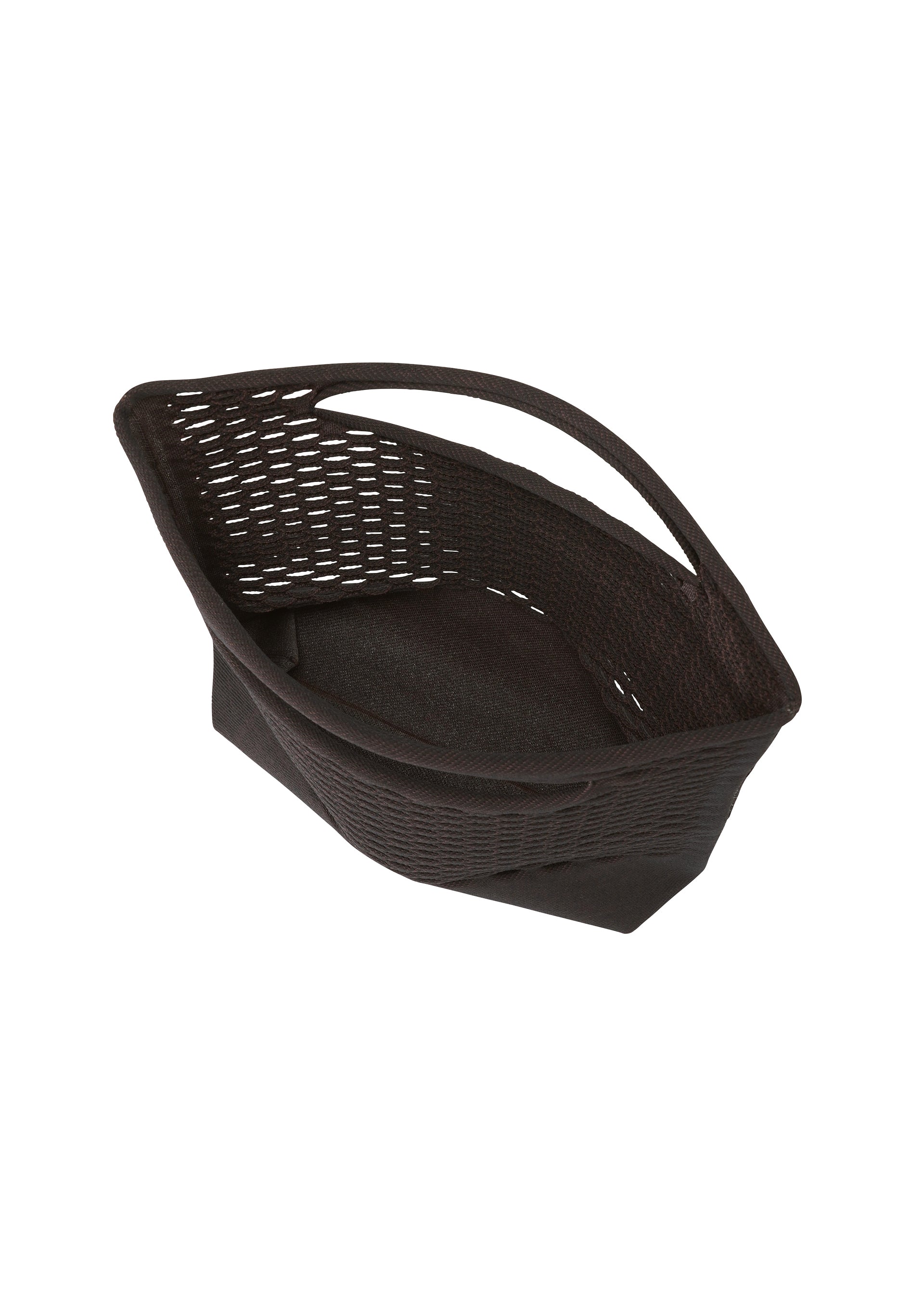 Issey Miyake Mokko Basket tote černá hnědá pletená