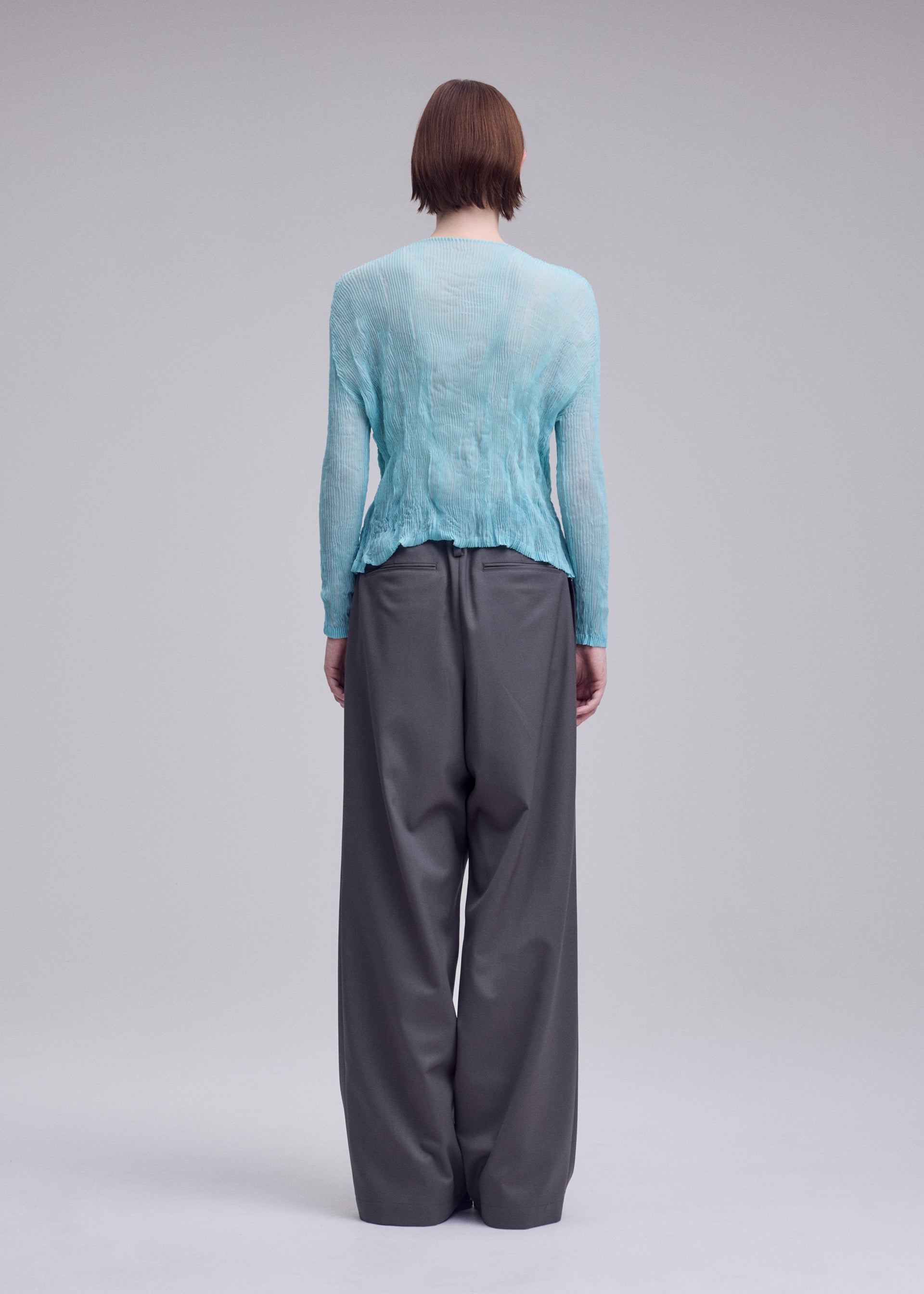 Issey Miyake Chiffon Twist 2 kardigan Gray