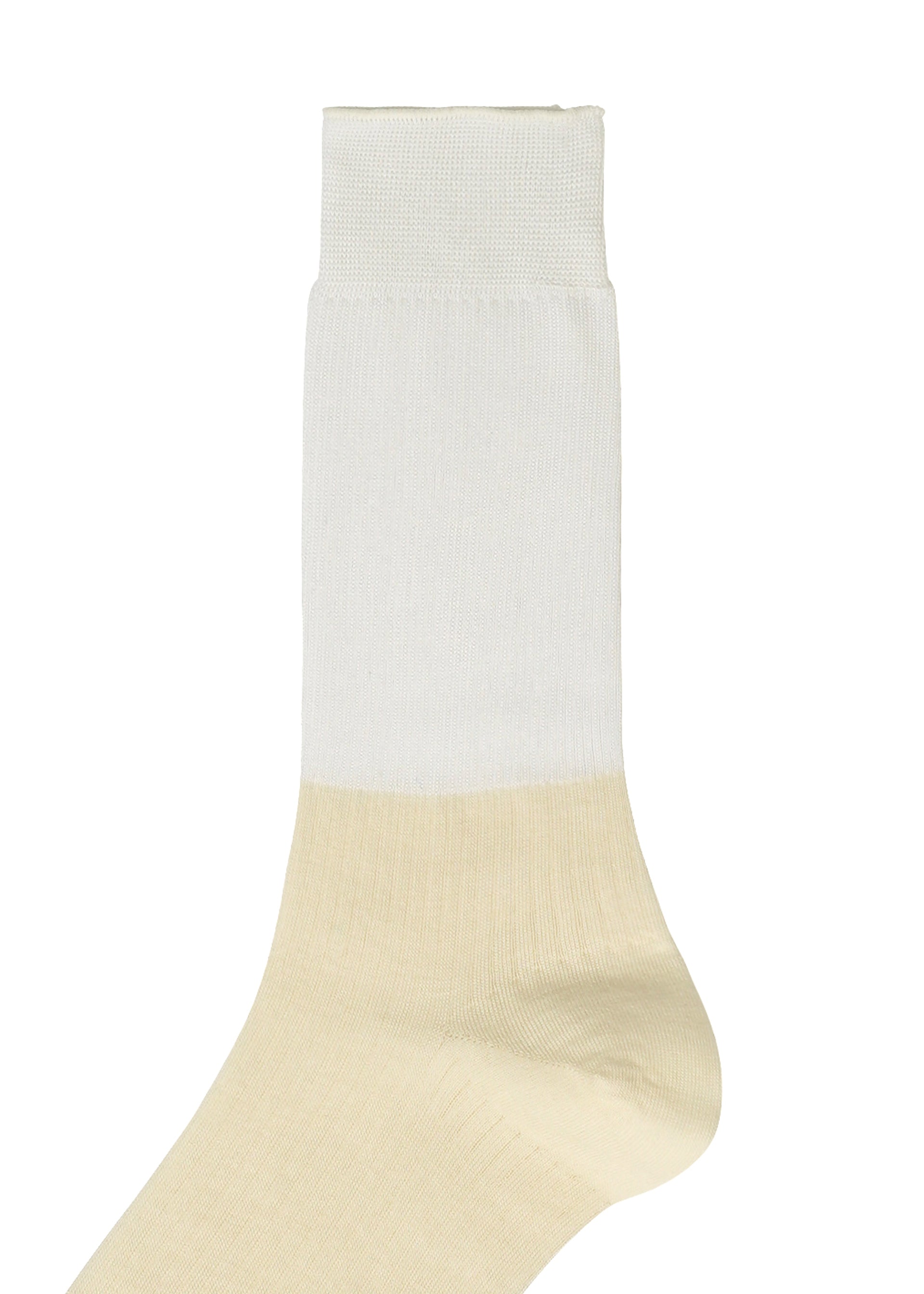 Issey Miyake Sheer Rib ponožky bílé průsvitné