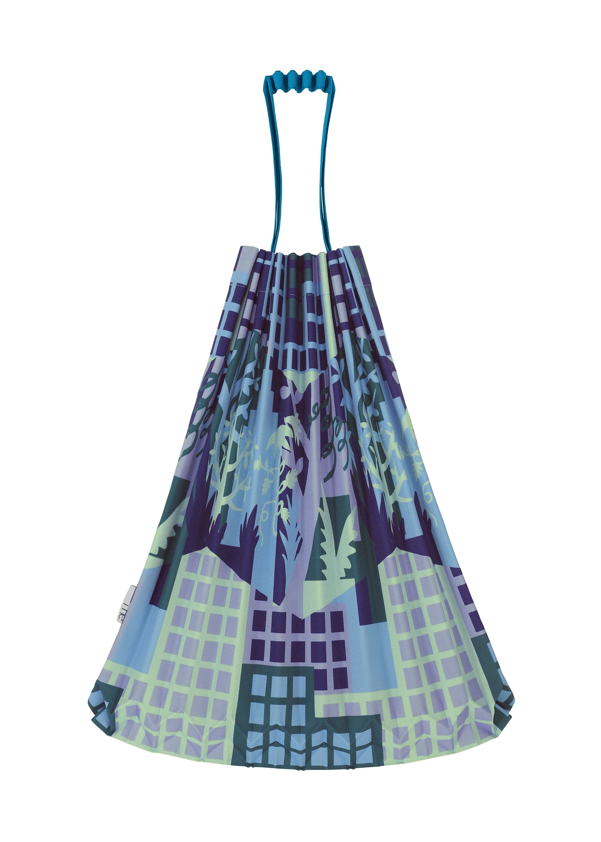 Issey Miyake Building Trunk Pleats taška šedá tote