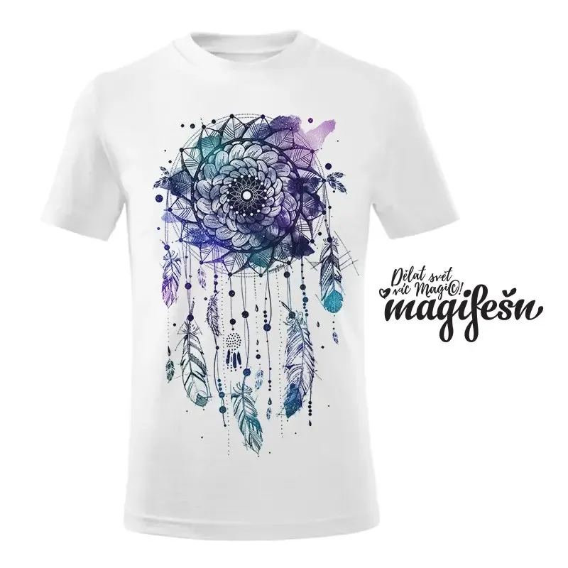 Magifešn KIDS Dreamcatcher tričko Space biobavlna