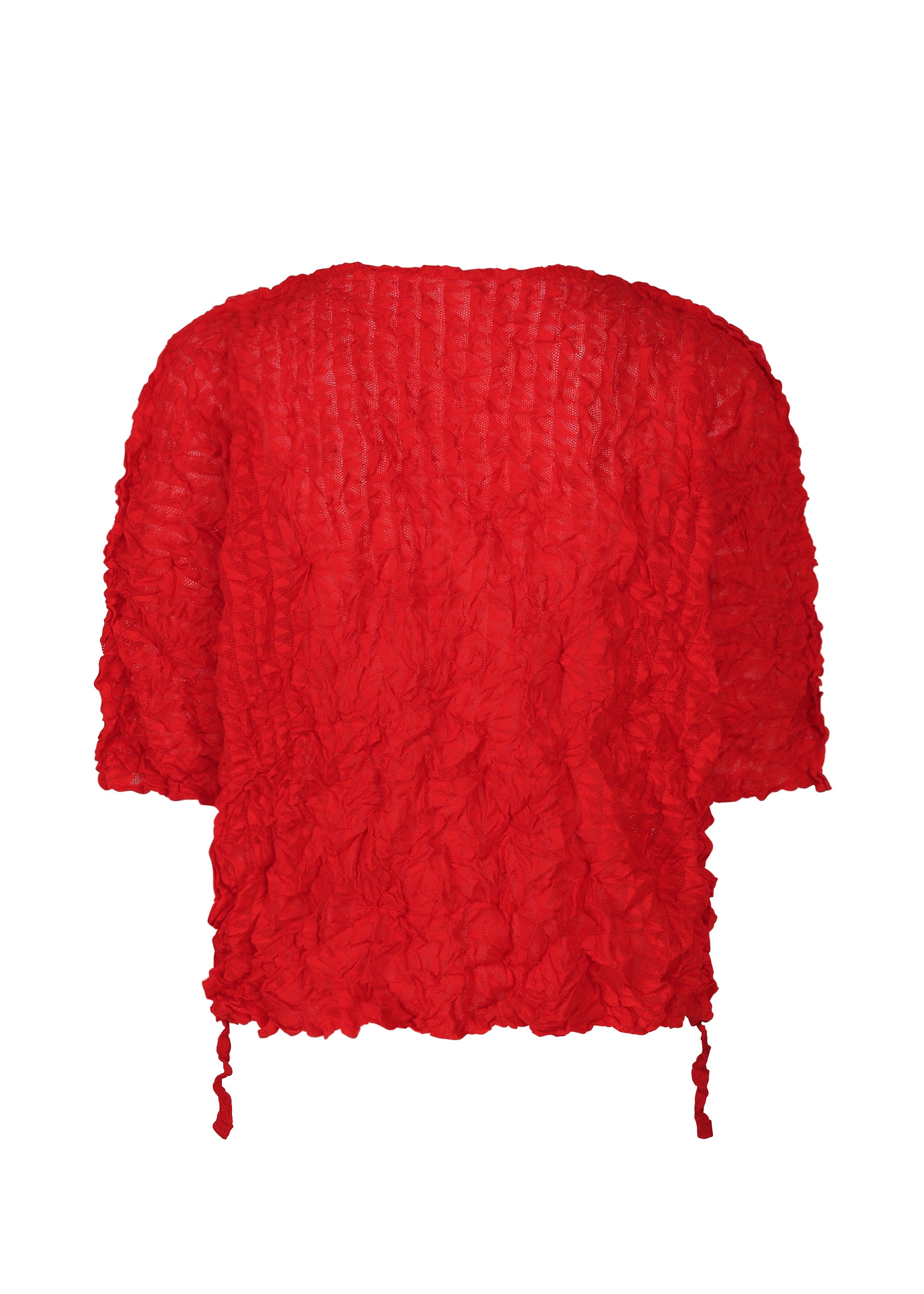 Issey Miyake Kaleidoscope Lace Meringue top bílý