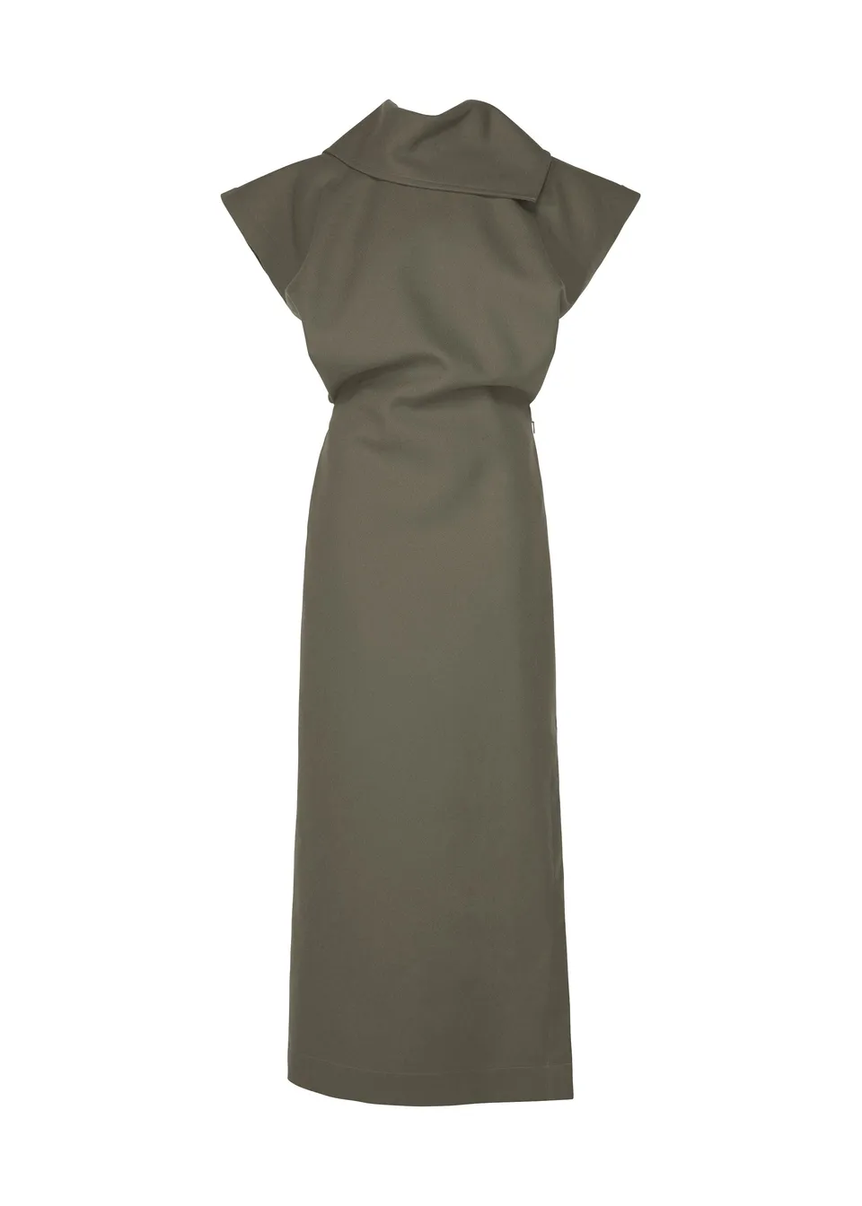 Issey Miyake Calligraph IM63FH026 šaty šedé vlnene